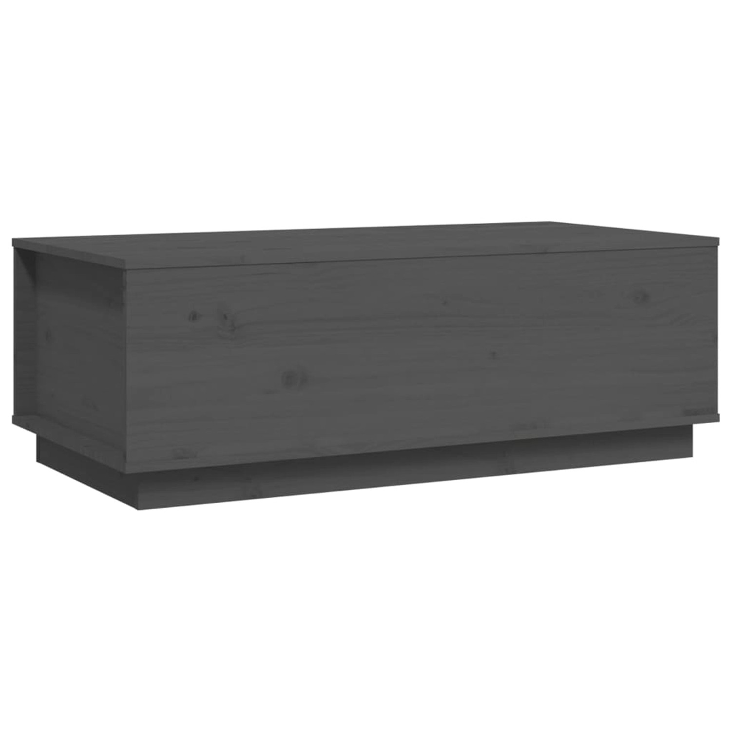 vidaXL Couchtisch Grau 100x50x35 cm Massivholz Kiefer Modell 1 vidaXL Couchtisch Grau 100x50x35 cm Massivholz Kiefer Modell 1 von VIDAXL
