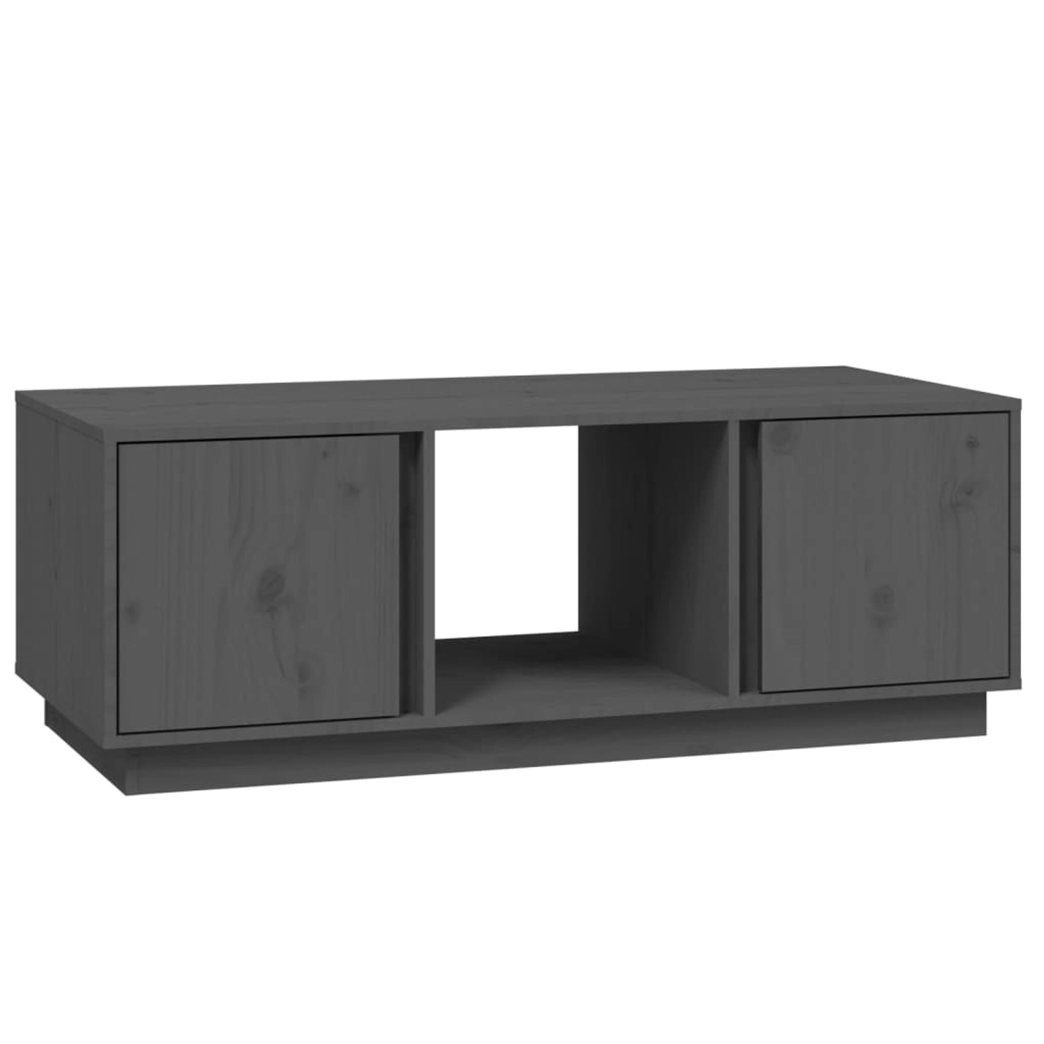 vidaXL Couchtisch Grau 110x50x40 cm Massivholz Kiefer Modell 2 vidaXL Couchtisch Grau 110x50x40 cm Massivholz Kiefer Modell 2 von VIDAXL