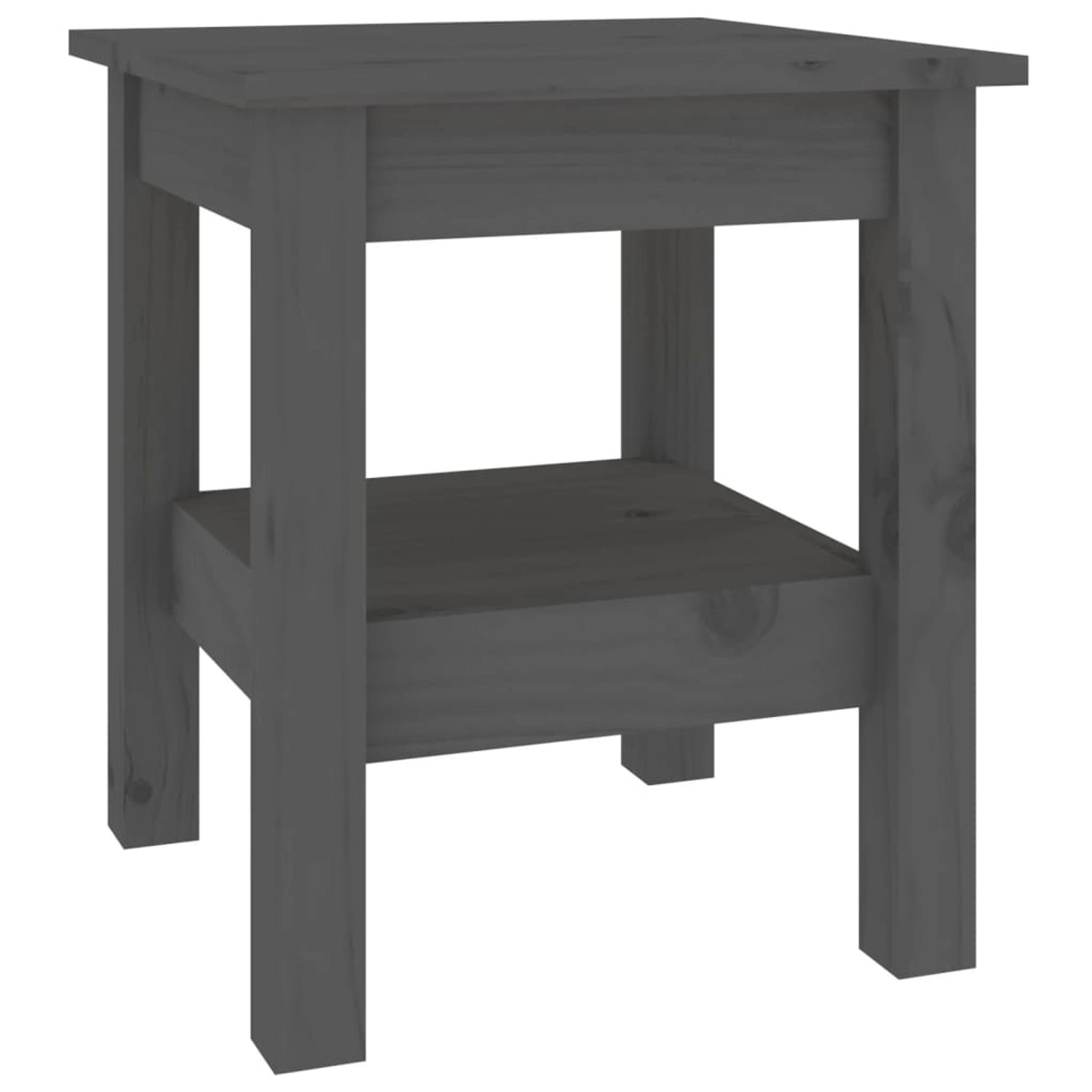 vidaXL Couchtisch Grau 35x35x40 cm Massivholz Kiefer vidaXL Couchtisch Grau 35x35x40 cm Massivholz Kiefer von VIDAXL