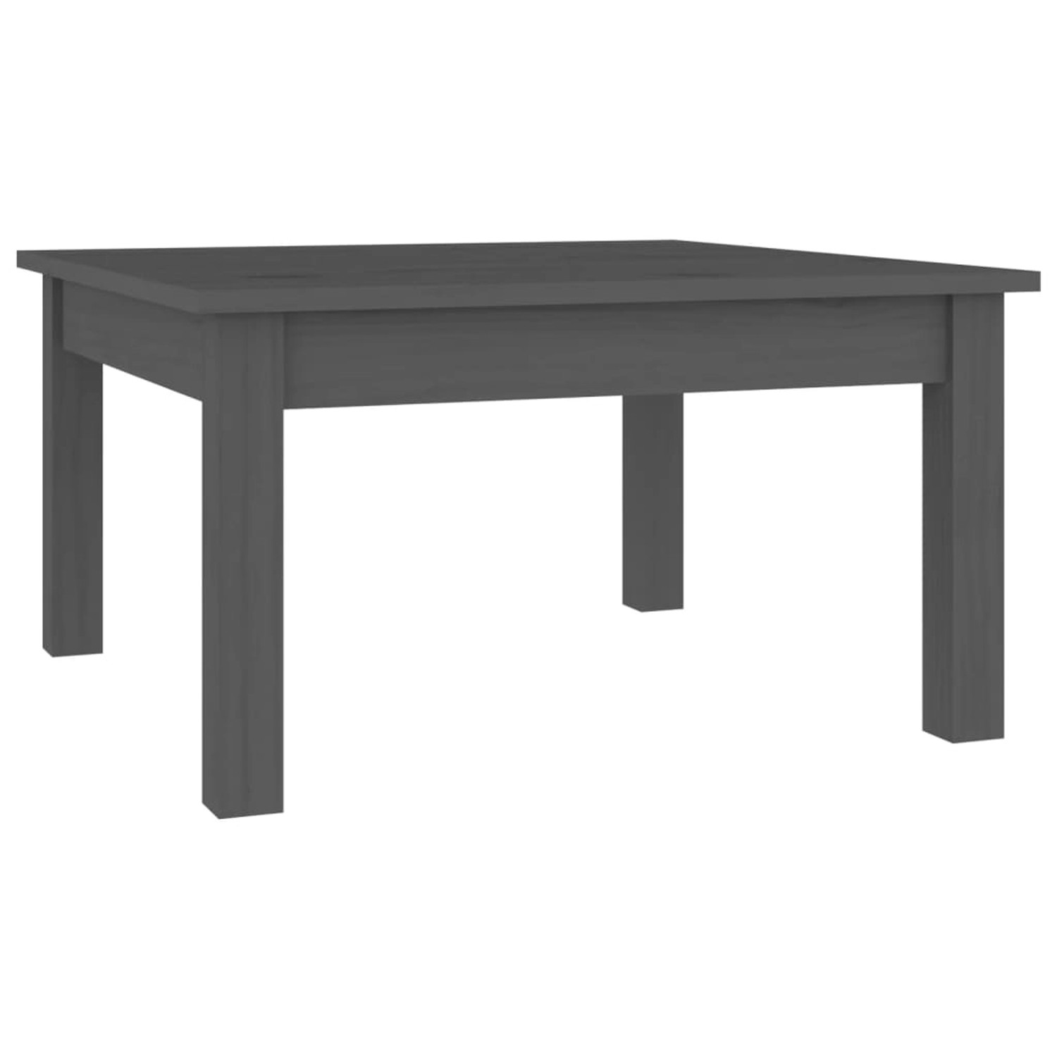 vidaXL Couchtisch Grau 55x55x30 cm Massivholz Kiefer vidaXL Couchtisch Grau 55x55x30 cm Massivholz Kiefer von VIDAXL
