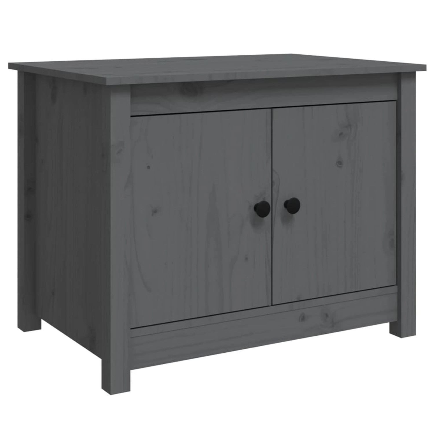 vidaXL Couchtisch Grau 71x49x55 cm Massivholz Kiefer Modell 1 vidaXL Couchtisch Grau 71x49x55 cm Massivholz Kiefer Modell 1 von VIDAXL