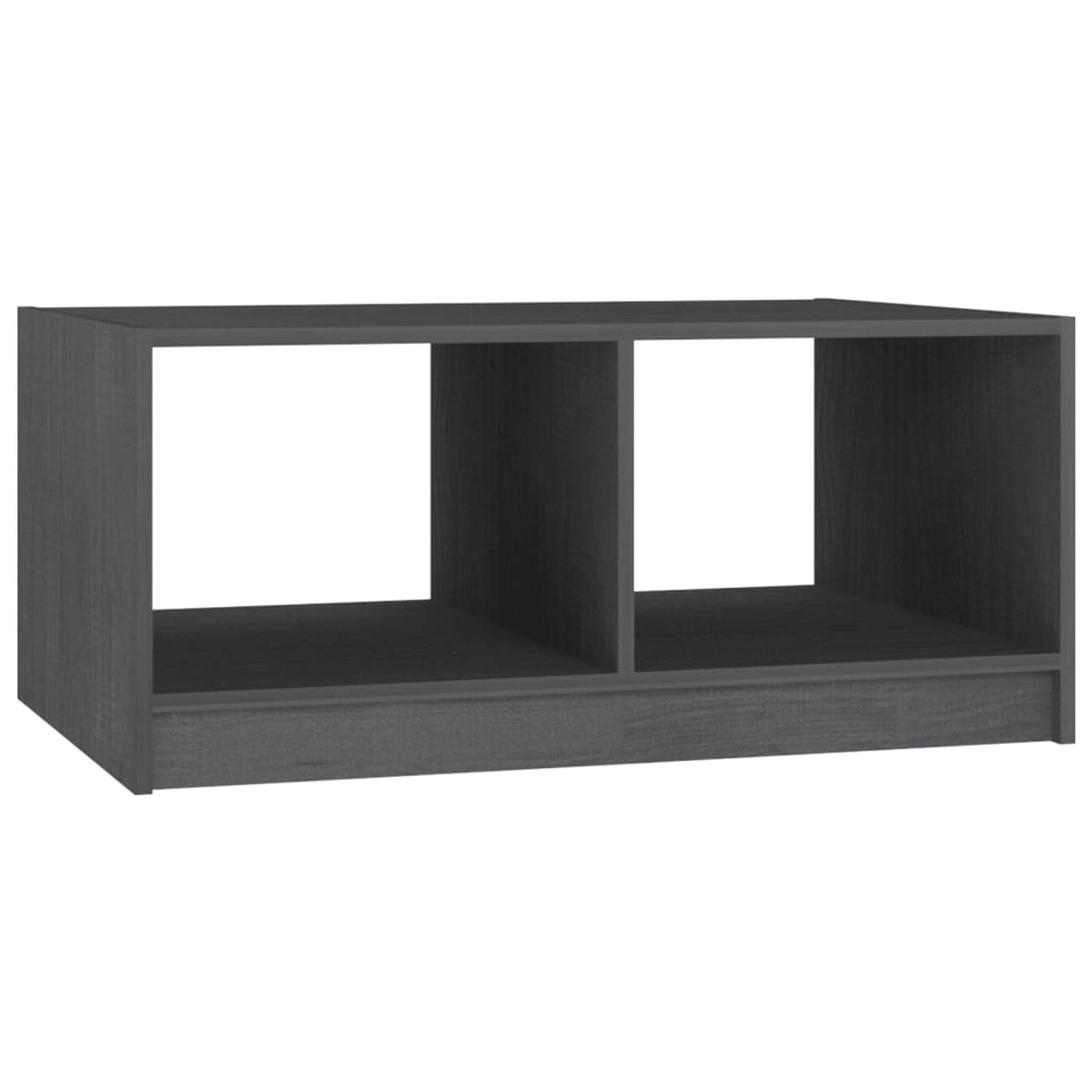 vidaXL Couchtisch Grau 75x50x33,5 cm Massivholz Kiefer vidaXL Couchtisch Grau 75x50x33,5 cm Massivholz Kiefer von VIDAXL