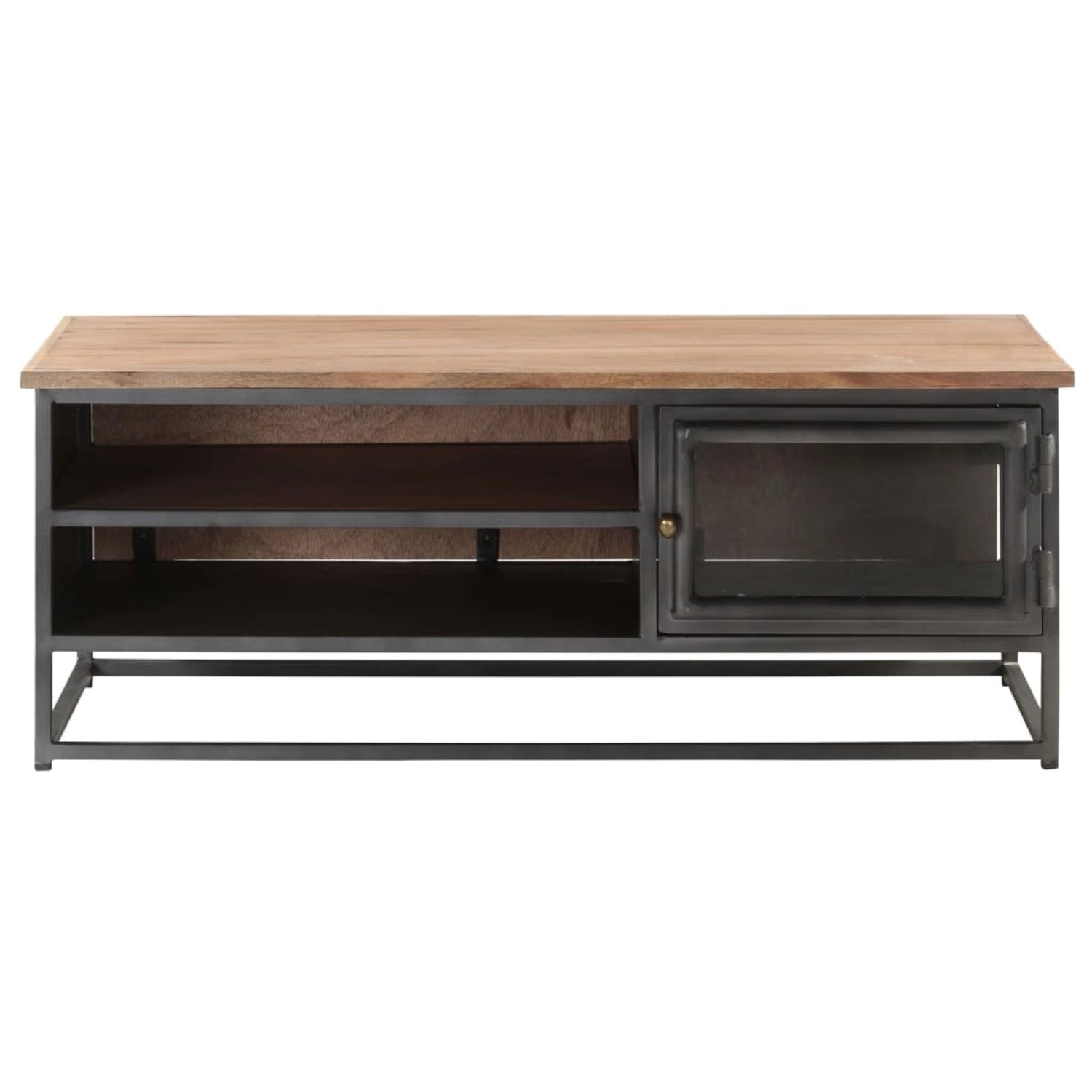 vidaXL Couchtisch Grau 90x50x35 cm Massivholz Akazie vidaXL Couchtisch Grau 90x50x35 cm Massivholz Akazie von VIDAXL