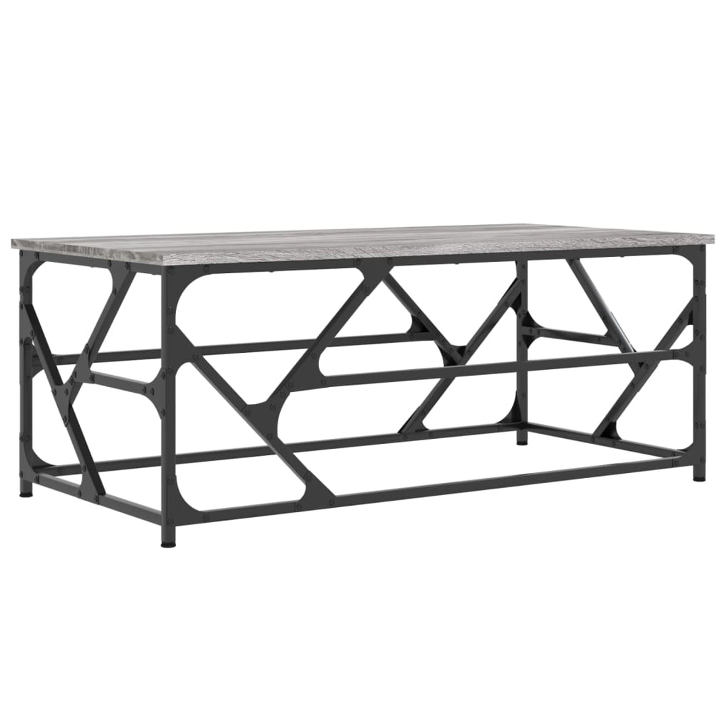 vidaXL Couchtisch Grau Sonoma 100x50x40 cm Holzwerkstoff Modell 2 vidaXL Couchtisch Grau Sonoma 100x50x40 cm Holzwerkstoff Modell 2 von VIDAXL