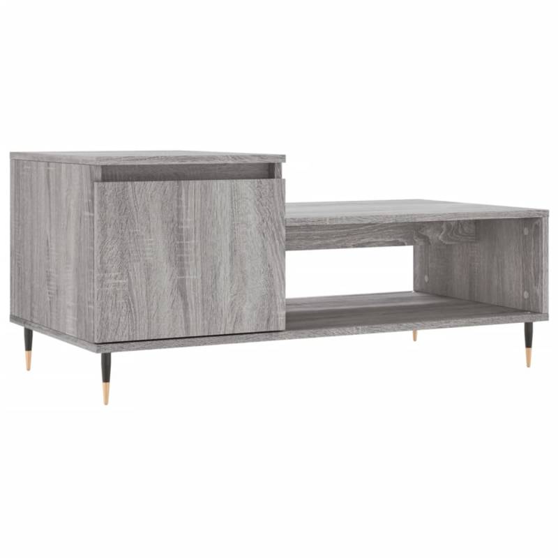 vidaXL Couchtisch Grau Sonoma 100x50x45 cm Holzwerkstoff Modell 5 von VIDAXL