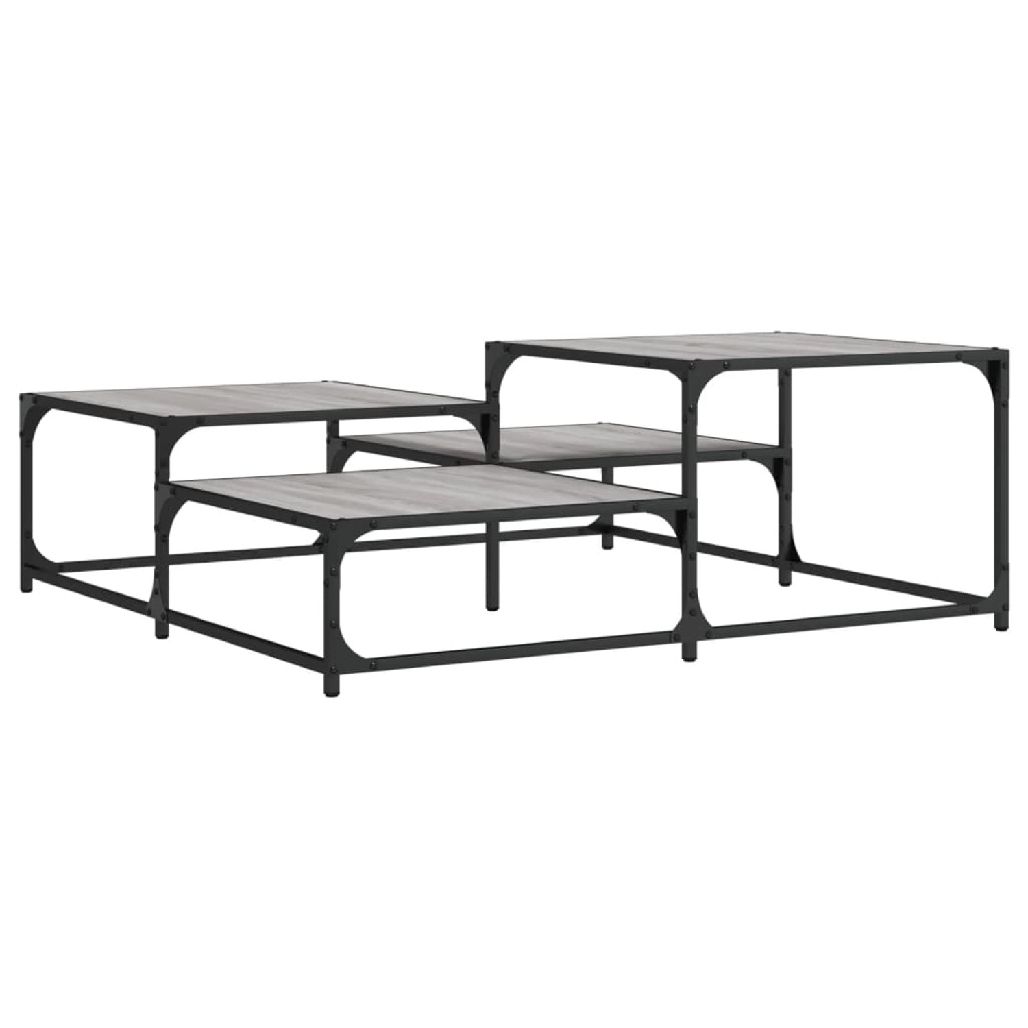 vidaXL Couchtisch Grau Sonoma 107x107x40 cm Holzwerkstoff vidaXL Couchtisch Grau Sonoma 107x107x40 cm Holzwerkstoff von VIDAXL