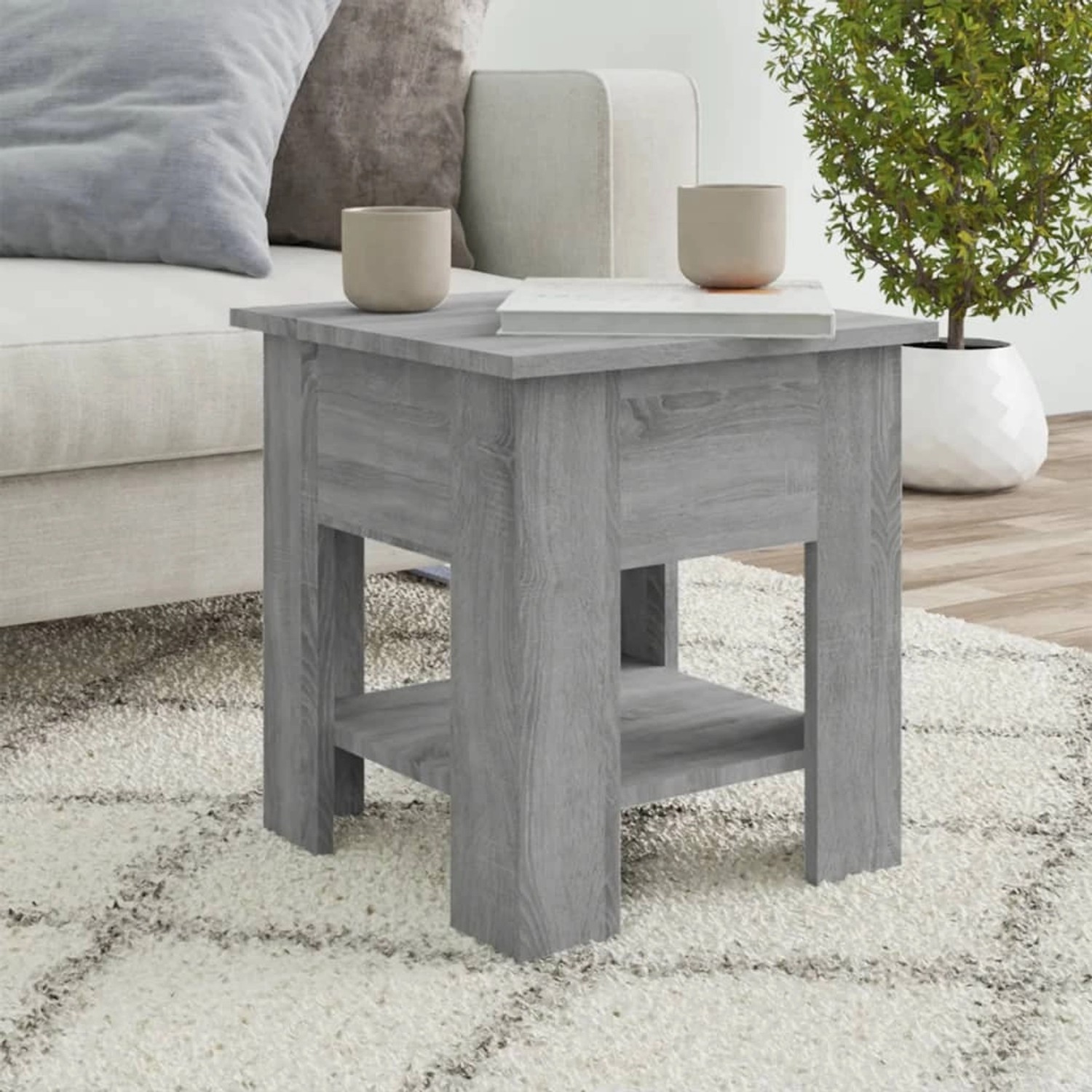 vidaXL Couchtisch Grau Sonoma 40x40x42 cm Holzwerkstoff Modell 1 vidaXL Couchtisch Grau Sonoma 40x40x42 cm Holzwerkstoff Modell 1 von VIDAXL