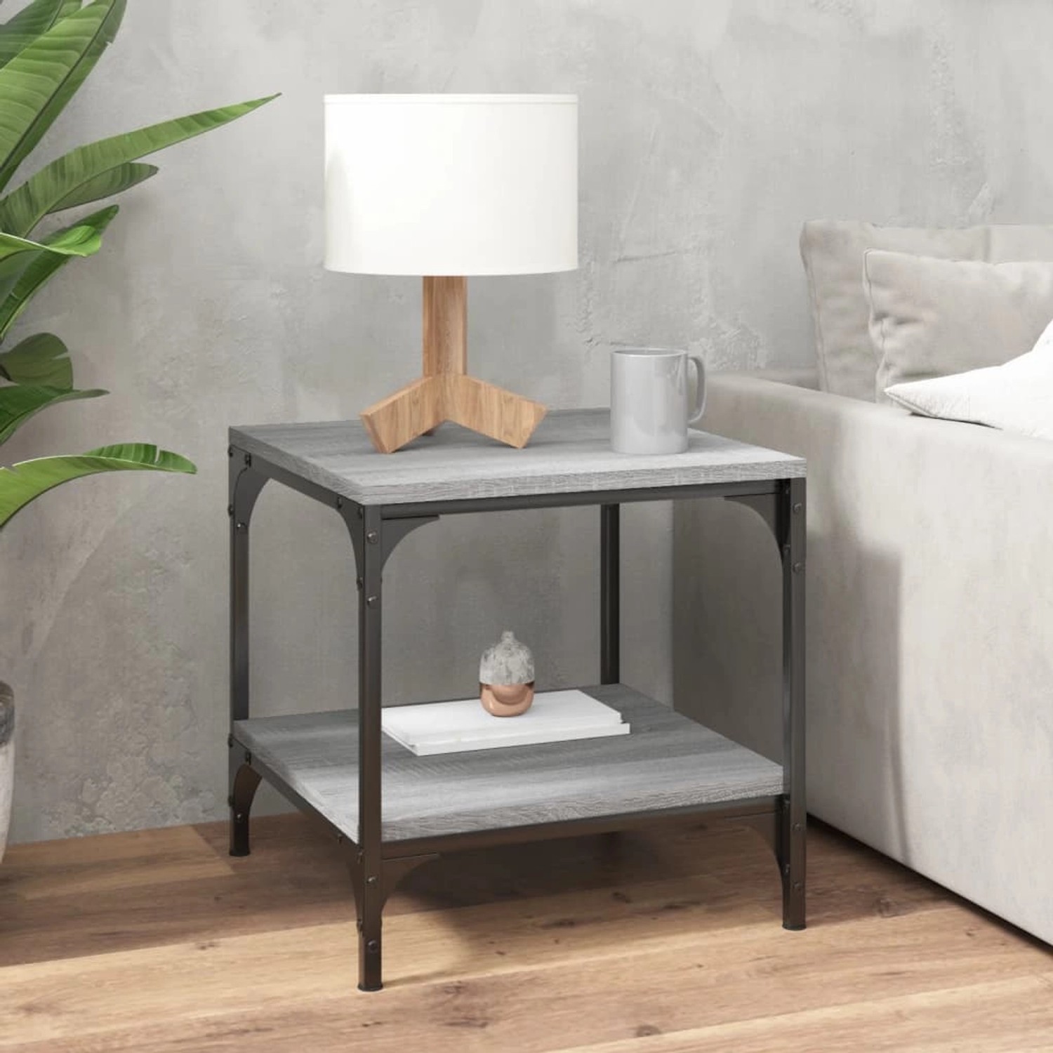 vidaXL Couchtisch Grau Sonoma 50x50x40 cm Holzwerkstoff Modell 3 vidaXL Couchtisch Grau Sonoma 50x50x40 cm Holzwerkstoff Modell 3 von VIDAXL