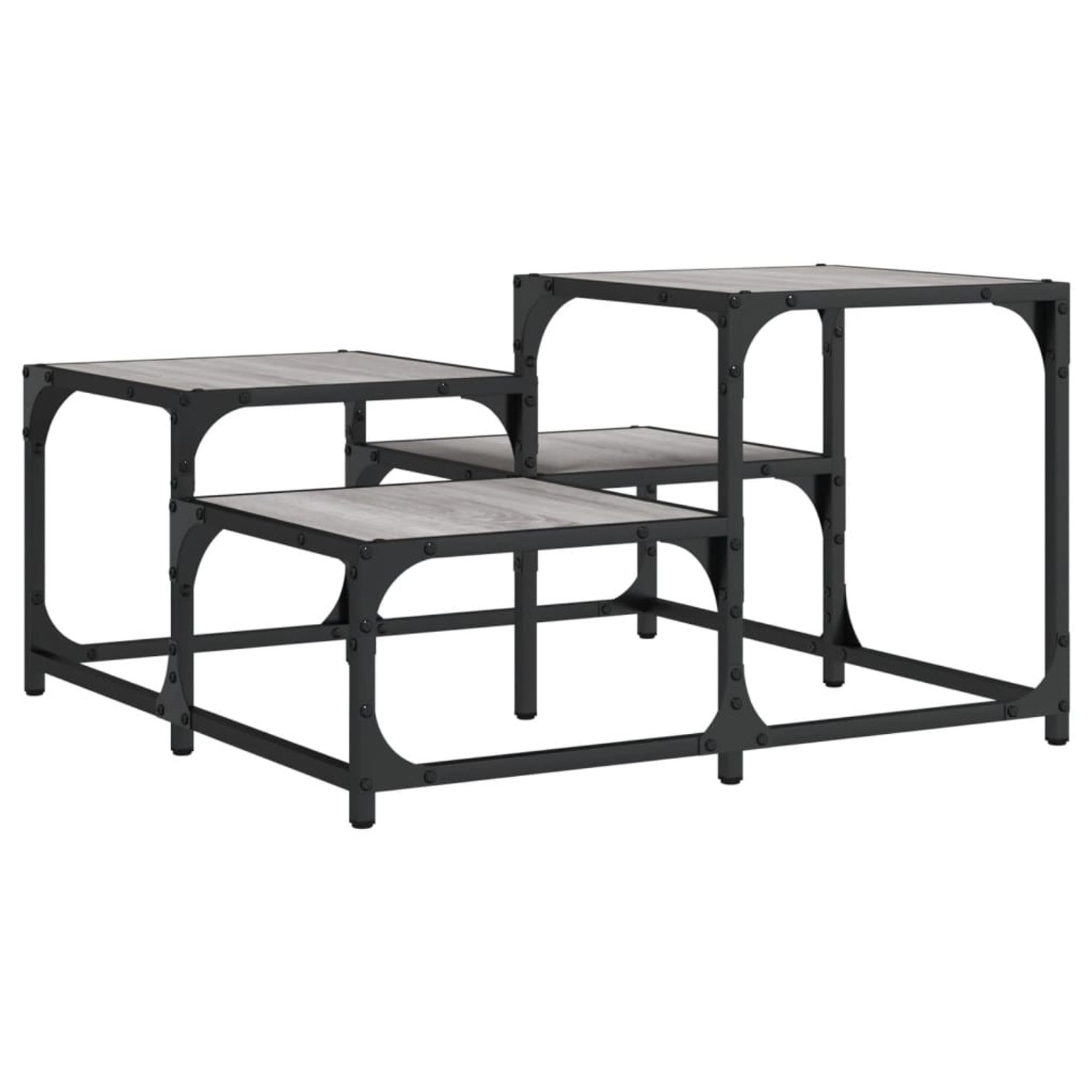 vidaXL Couchtisch Grau Sonoma 68x68x40 cm Holzwerkstoff vidaXL Couchtisch Grau Sonoma 68x68x40 cm Holzwerkstoff von VIDAXL