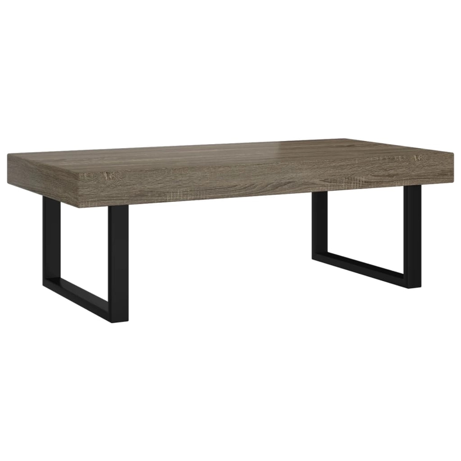 vidaXL Couchtisch Grau und Schwarz 120x60x40 cm MDF und Eisen vidaXL Couchtisch Grau und Schwarz 120x60x40 cm MDF und Eisen von VIDAXL