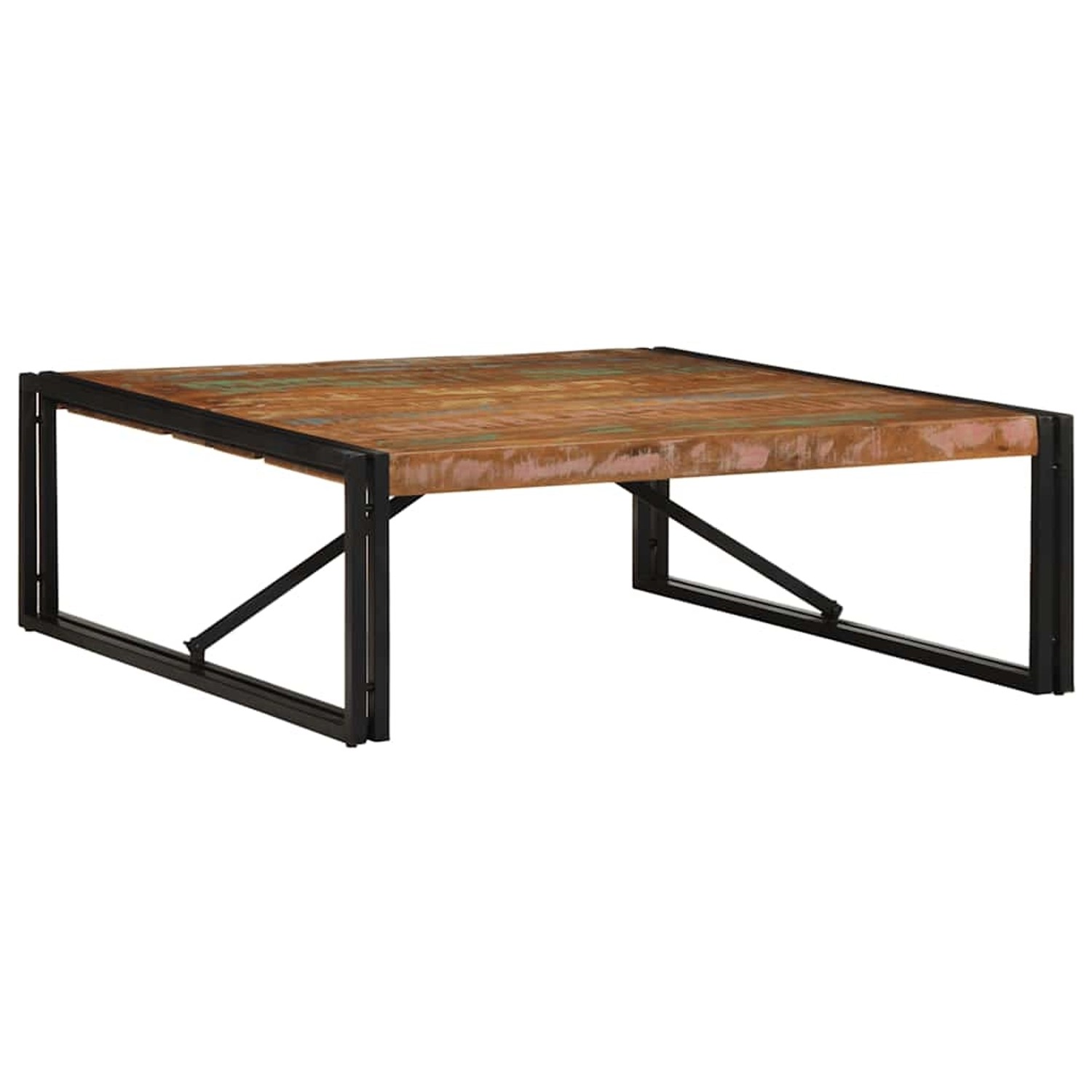 vidaXL Couchtisch Mehrfarbig 100x100x35 cm Altholz Massivholz 4016668 vidaXL Couchtisch Mehrfarbig 100x100x35 cm Altholz Massivholz 4016668 von VIDAXL