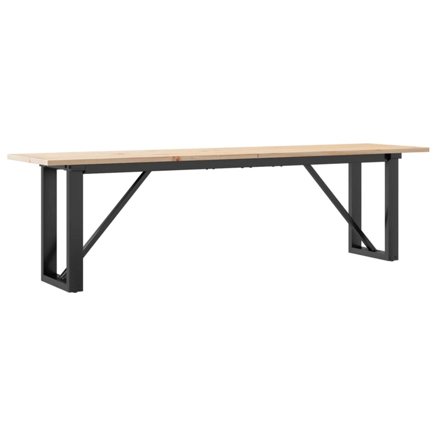 vidaXL Couchtisch O-Gestell 160x40x45 cm Massivholz Kiefer & Gusseisen vidaXL Couchtisch O-Gestell 160x40x45 cm Massivholz Kiefer & Gusseisen von VIDAXL