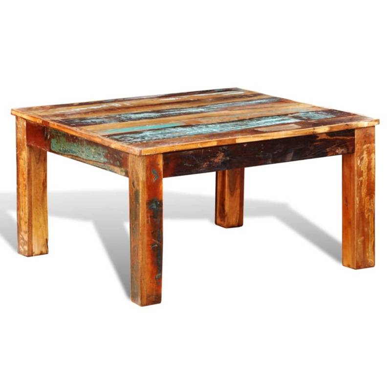 vidaXL Couchtisch Quadratisch Altholz von VIDAXL