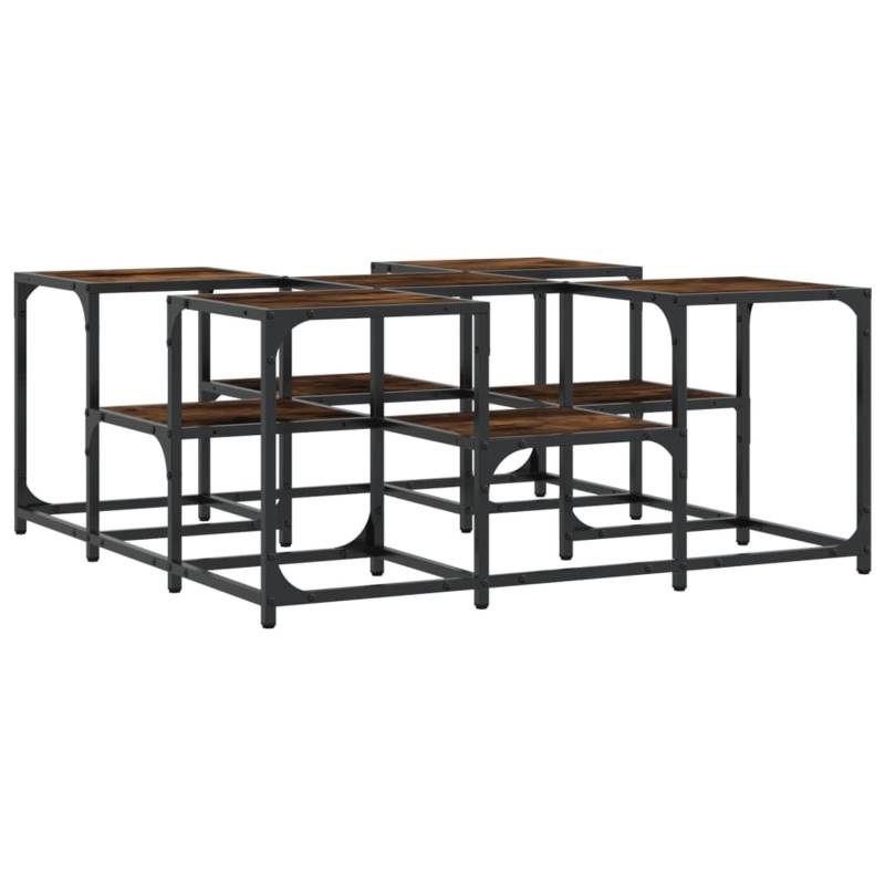 vidaXL Couchtisch Räuchereiche 91x91x40 cm Holzwerkstoff 839075 von VIDAXL