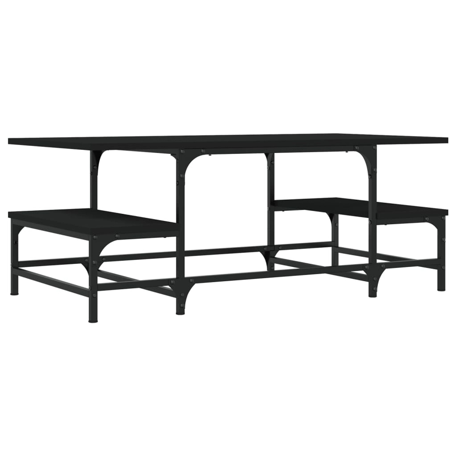 vidaXL Couchtisch Schwarz 100x50,5x40 cm Holzwerkstoff von VIDAXL