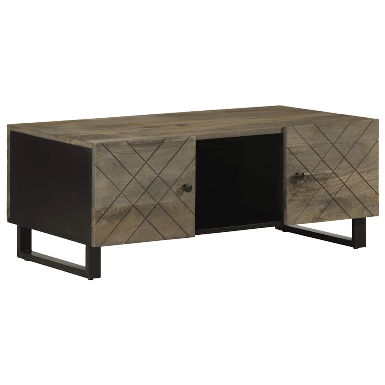 vidaXL Couchtisch Schwarz 100x54x40 cm Massivholz Mango 4017696 vidaXL Couchtisch Schwarz 100x54x40 cm Massivholz Mango 4017696 von VIDAXL
