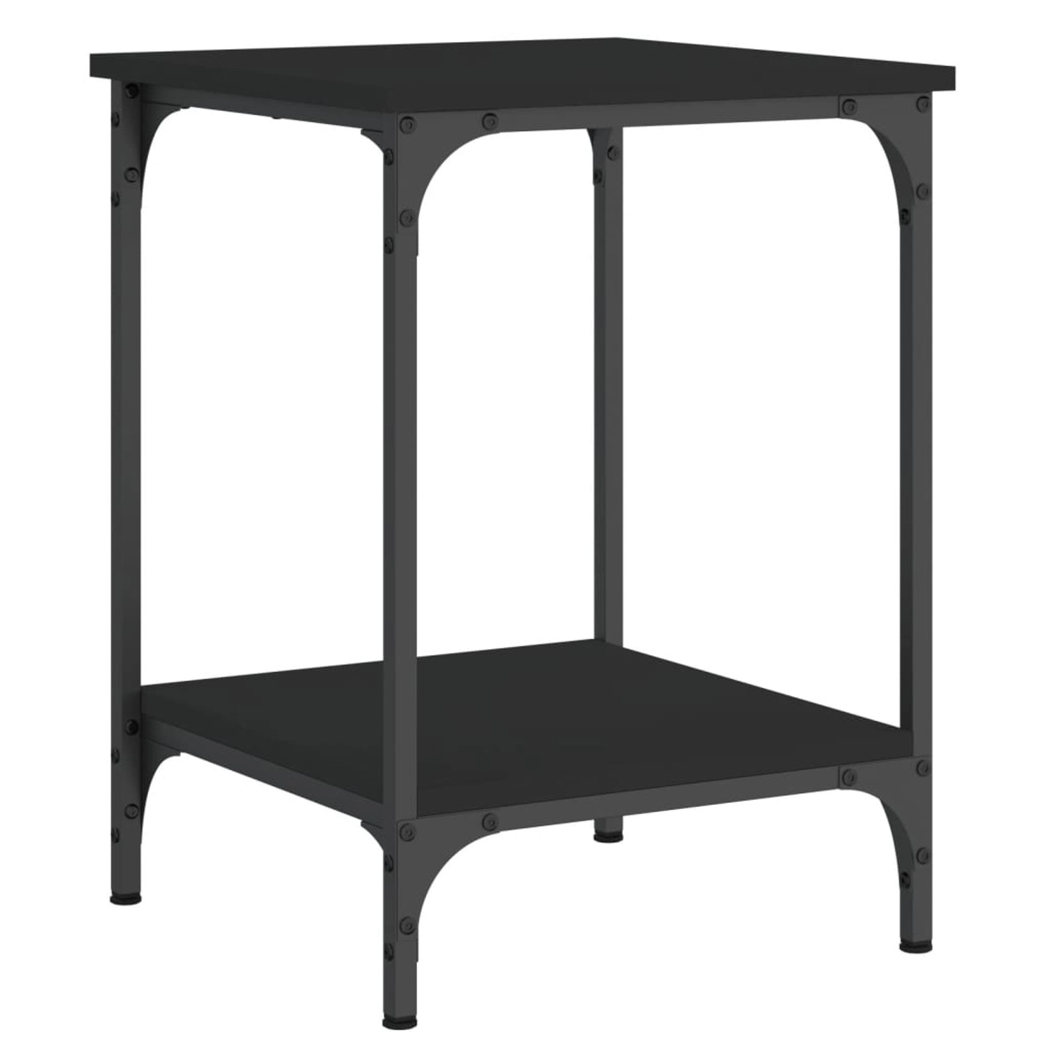 vidaXL Couchtisch Schwarz 40x40x55 cm Holzwerkstoff von VIDAXL