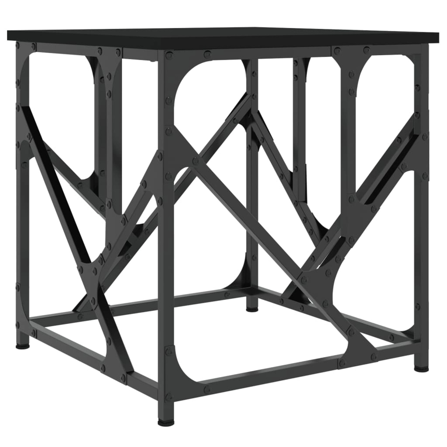 vidaXL Couchtisch Schwarz 45x45x47,5 cm Holzwerkstoff von VIDAXL
