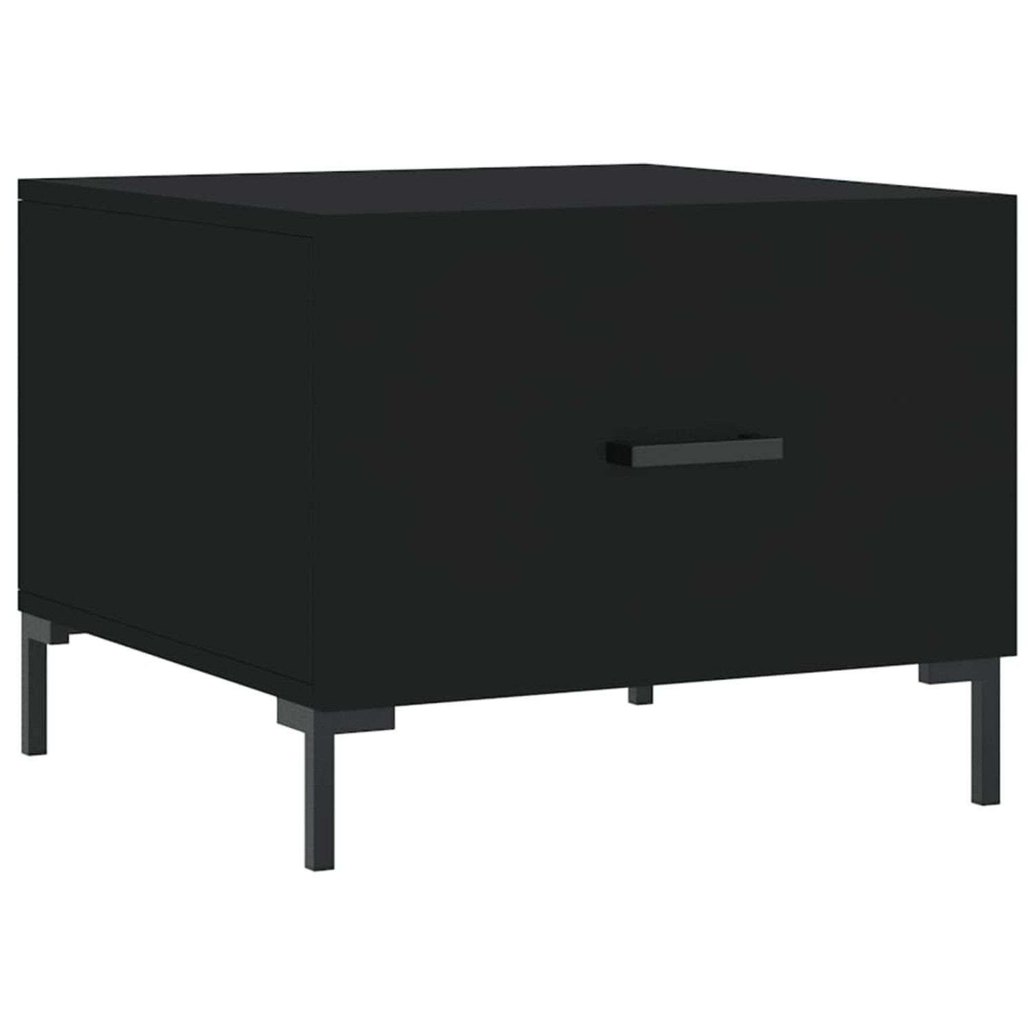 vidaXL Couchtisch Schwarz 50x50x40 cm Holzwerkstoff Modell 2 von VIDAXL
