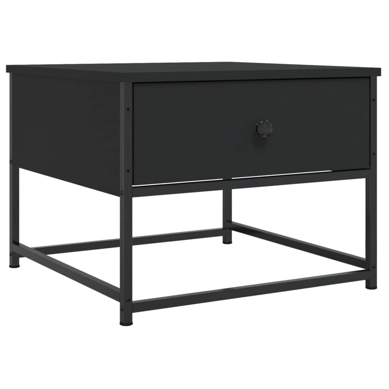 vidaXL Couchtisch Schwarz 51x51x40 cm Holzwerkstoff von VIDAXL