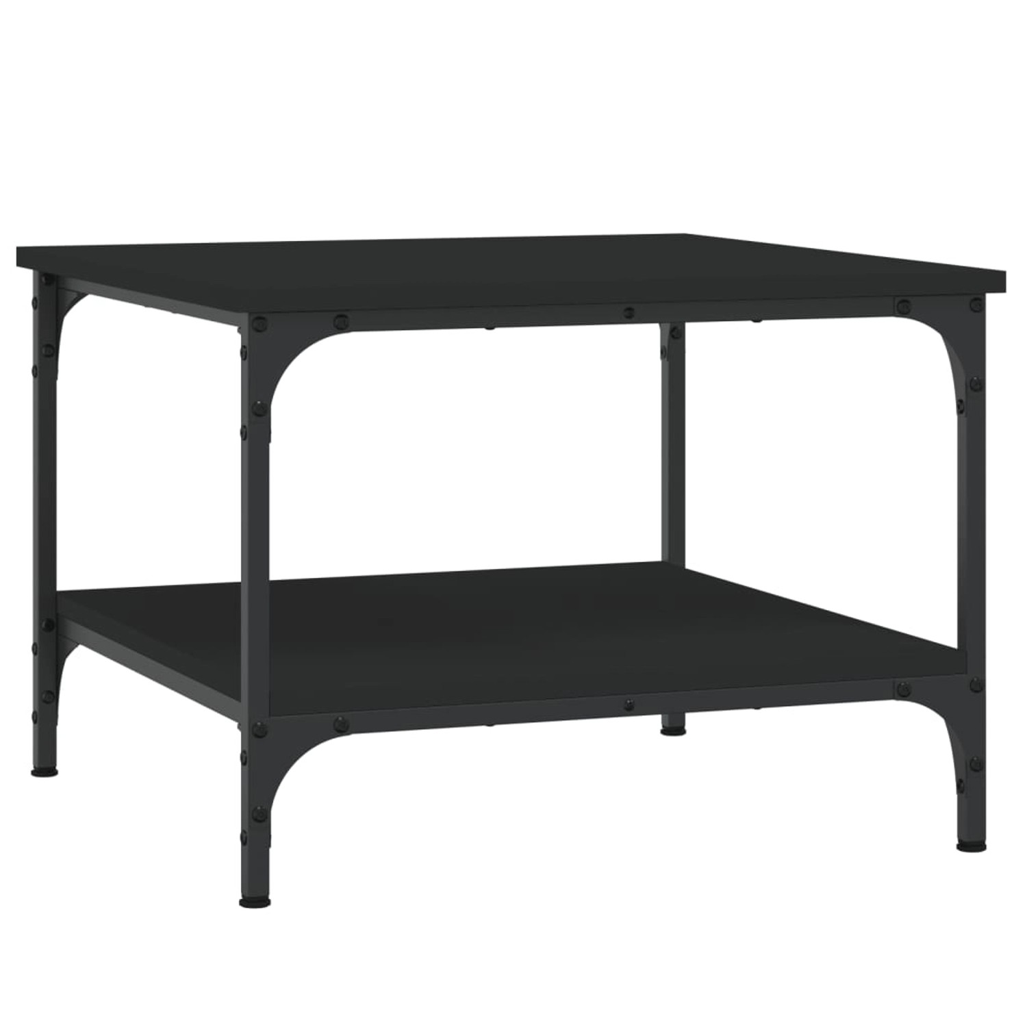 vidaXL Couchtisch Schwarz 55x55x40 cm Holzwerkstoff von VIDAXL