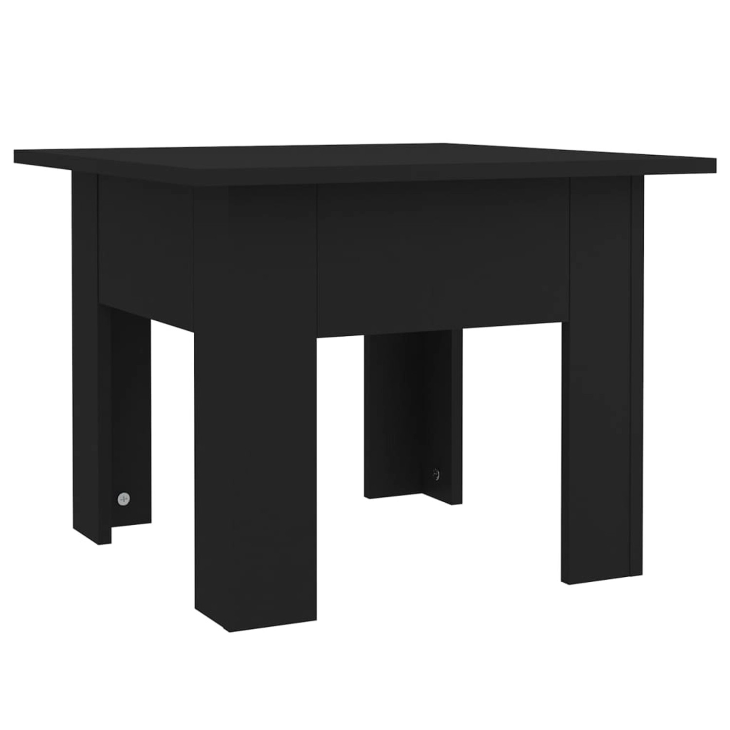 vidaXL Couchtisch Schwarz 55x55x42 cm Holzwerkstoff von VIDAXL