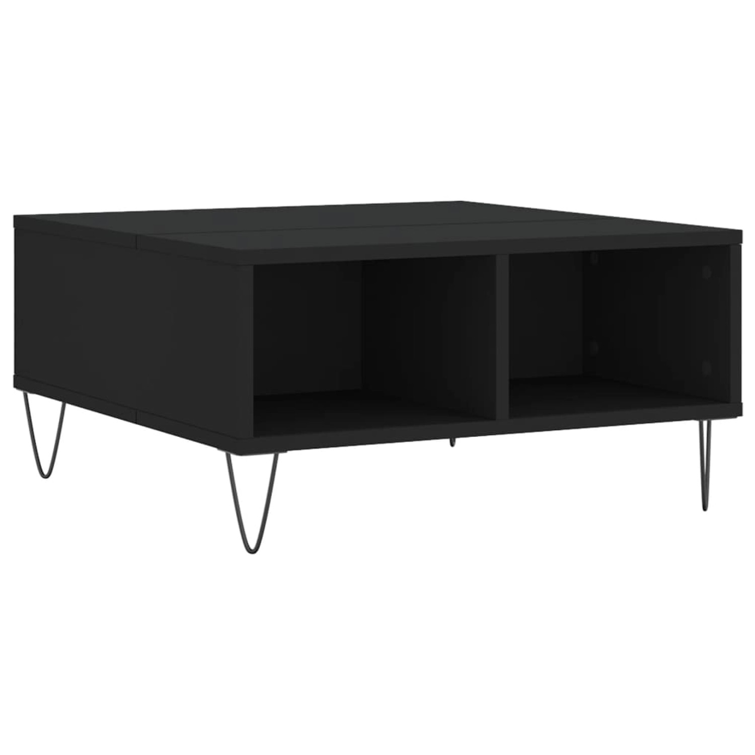vidaXL Couchtisch Schwarz 60x60x30 cm Holzwerkstoff Modell 1 von VIDAXL