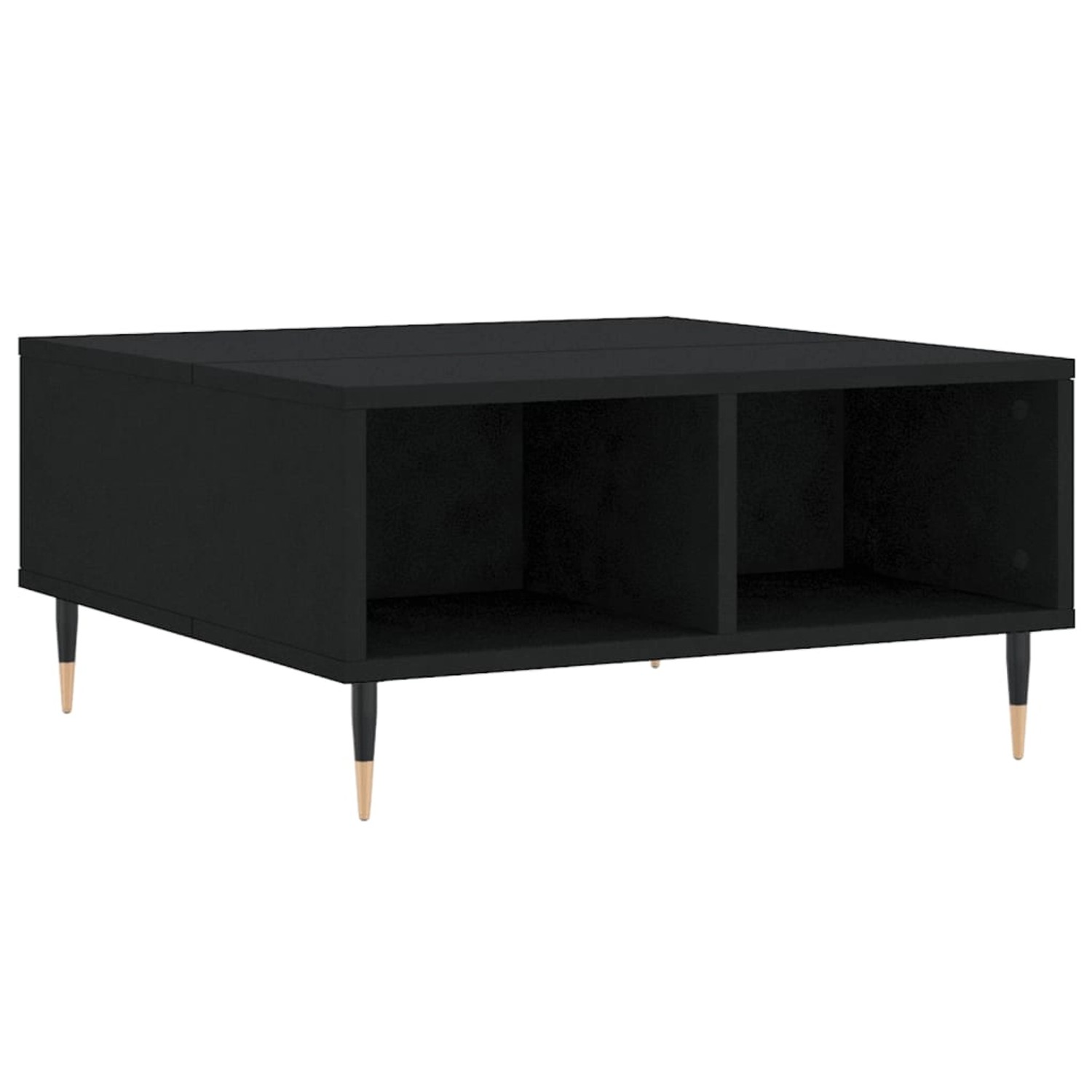 vidaXL Couchtisch Schwarz 60x60x30 cm Holzwerkstoff Modell 4 vidaXL Couchtisch Schwarz 60x60x30 cm Holzwerkstoff Modell 4 von VIDAXL
