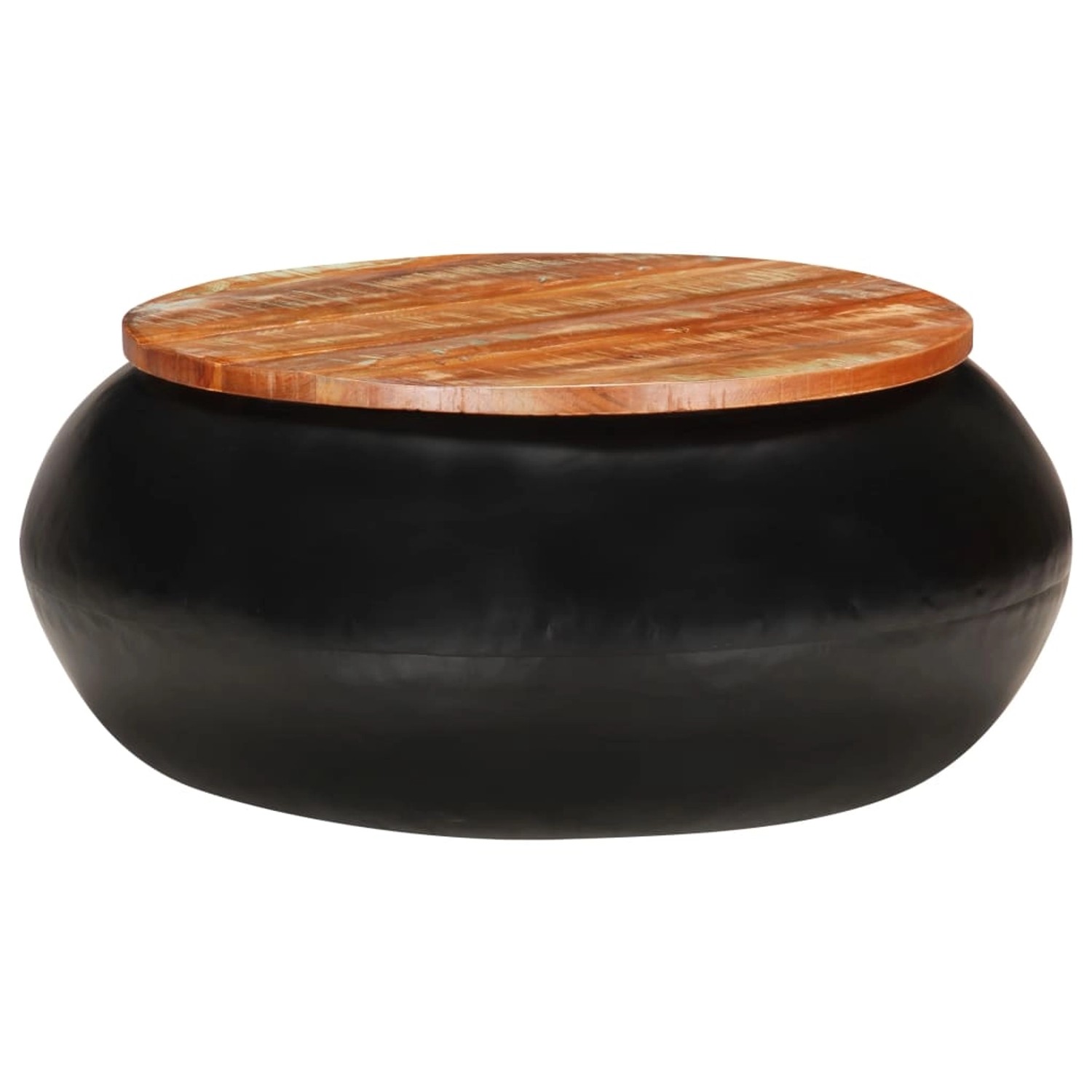 vidaXL Couchtisch Schwarz 68x68x30 cm Recyceltes Massivholz vidaXL Couchtisch Schwarz 68x68x30 cm Recyceltes Massivholz von VIDAXL