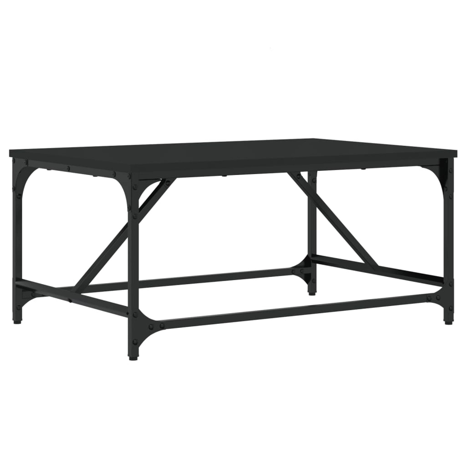 vidaXL Couchtisch Schwarz 75x50x35 cm Holzwerkstoff von VIDAXL