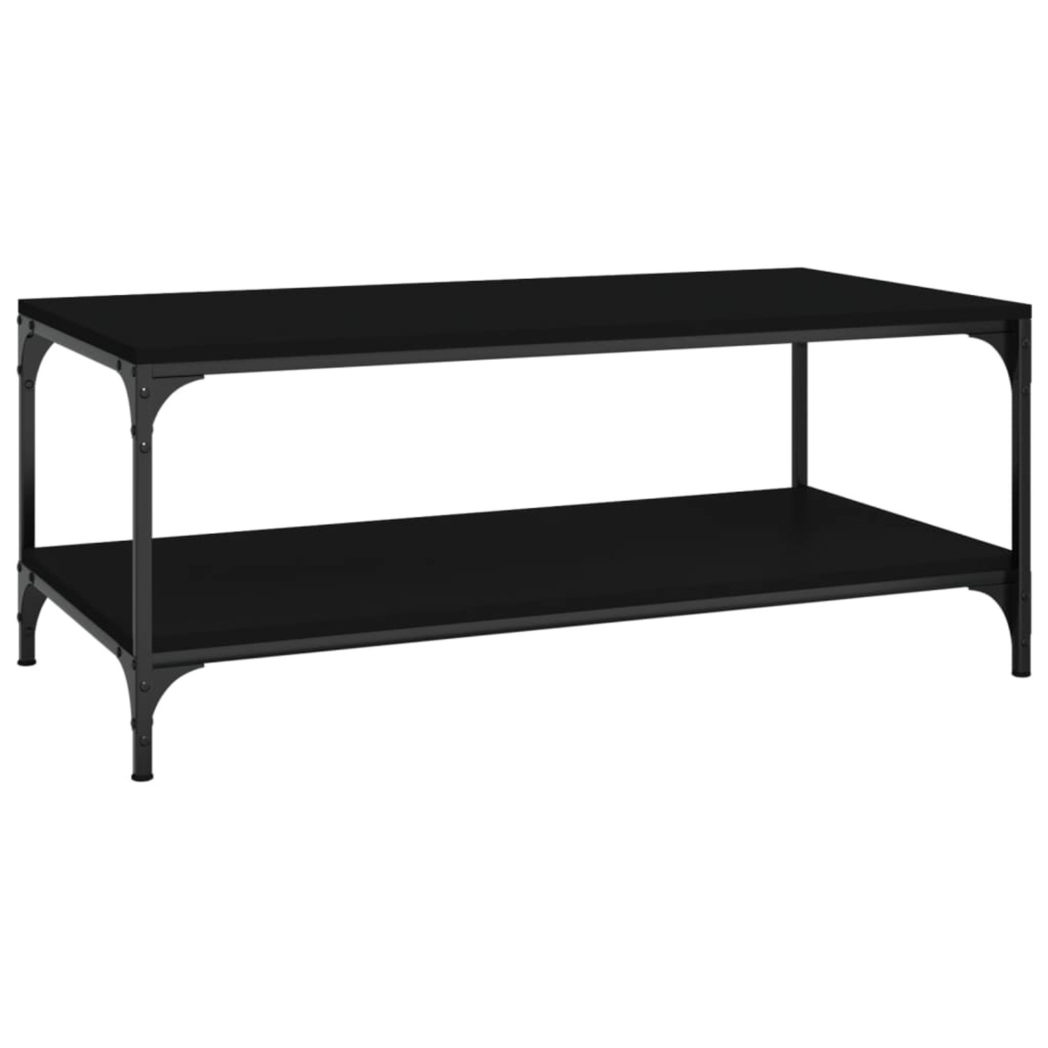 vidaXL Couchtisch Schwarz 80x50x40 cm Holzwerkstoff Modell 2 von VIDAXL