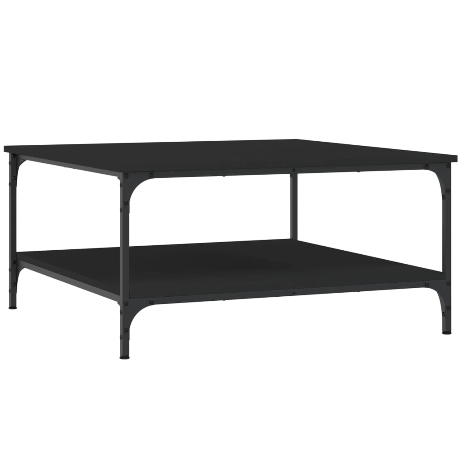 vidaXL Couchtisch Schwarz 80x80x40 cm Holzwerkstoff Modell 1 von VIDAXL