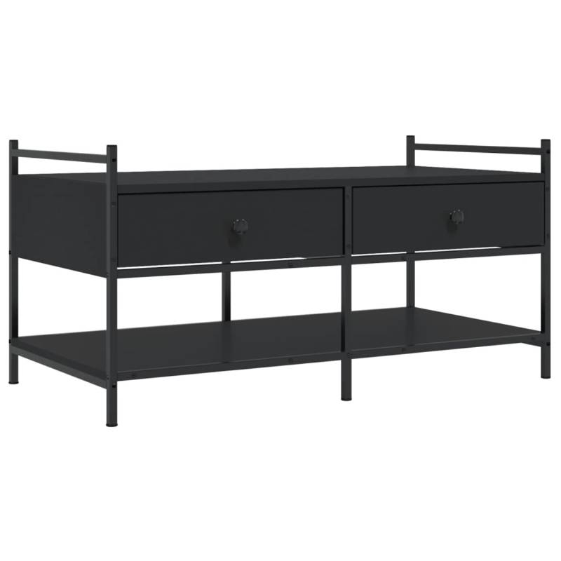 vidaXL Couchtisch Schwarz 99x50x50 cm Holzwerkstoff von VIDAXL
