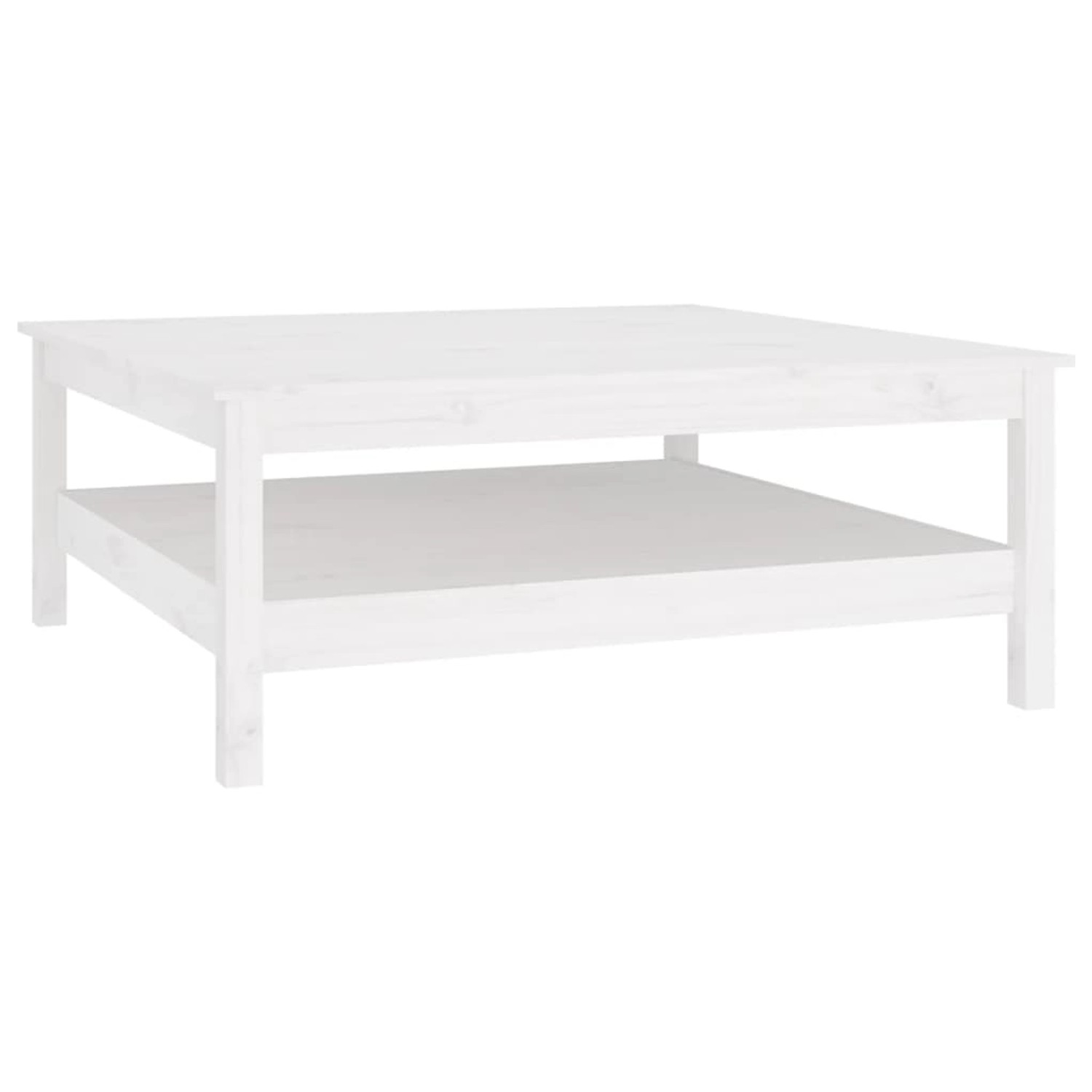 vidaXL Couchtisch Weiß 100x100x40 cm Massivholz Kiefer 814295 vidaXL Couchtisch Weiß 100x100x40 cm Massivholz Kiefer 814295 von VIDAXL