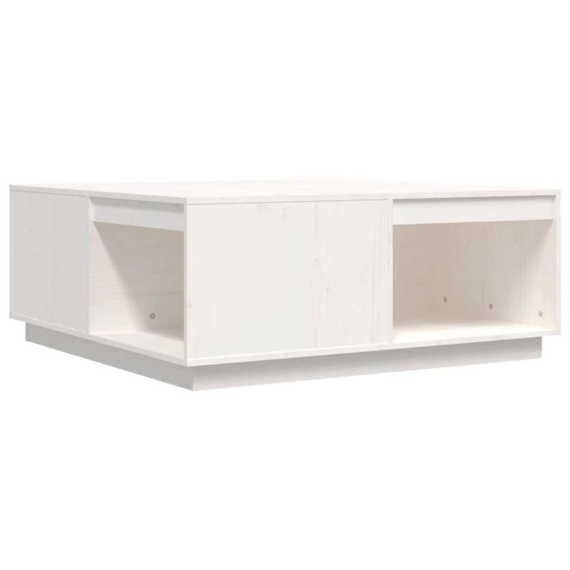 vidaXL Couchtisch Weiß 100x101x40,5 cm Massivholz Kiefer 814520 von VIDAXL