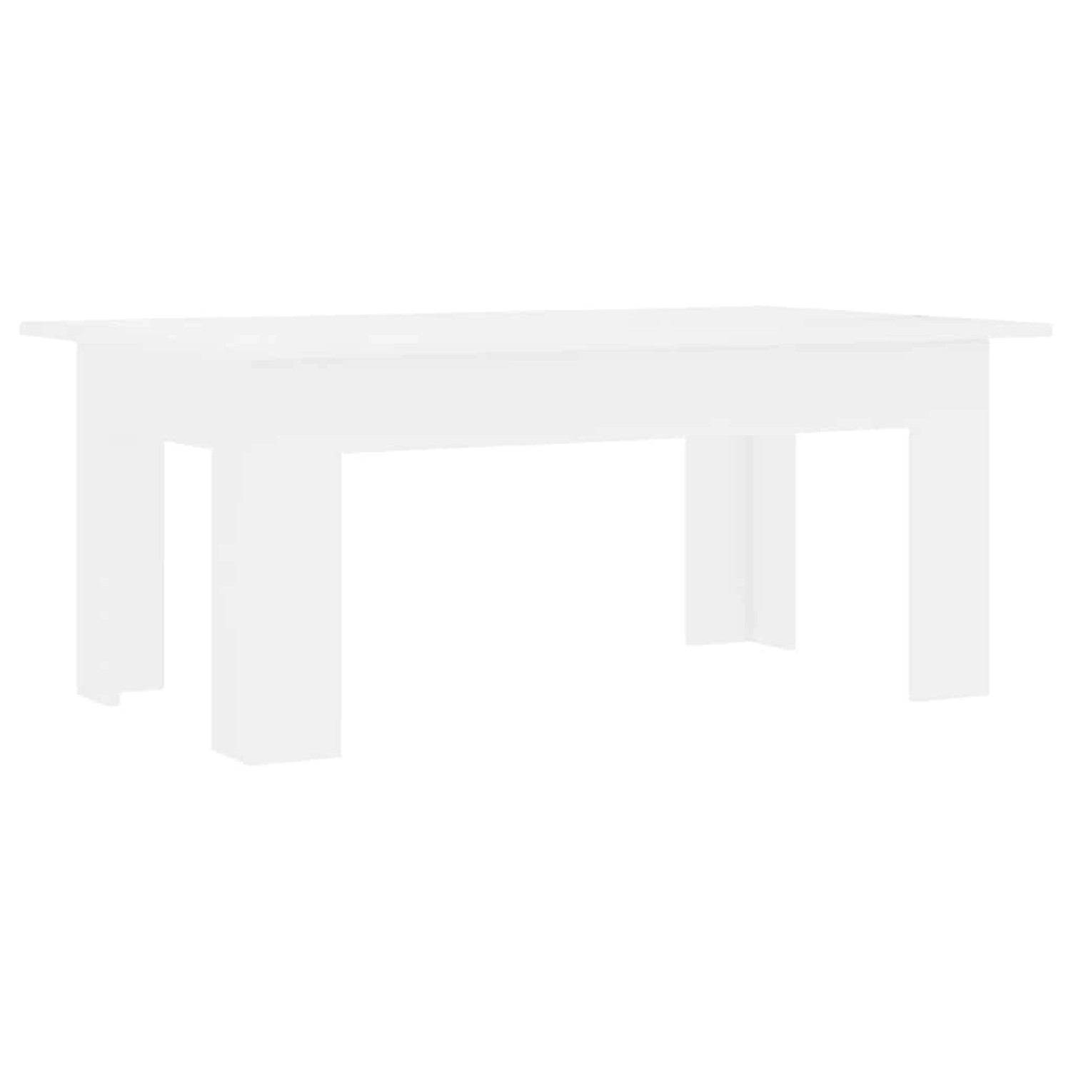 vidaXL Couchtisch Weiß 100x60x42 cm Holzwerkstoff 801179 von VIDAXL