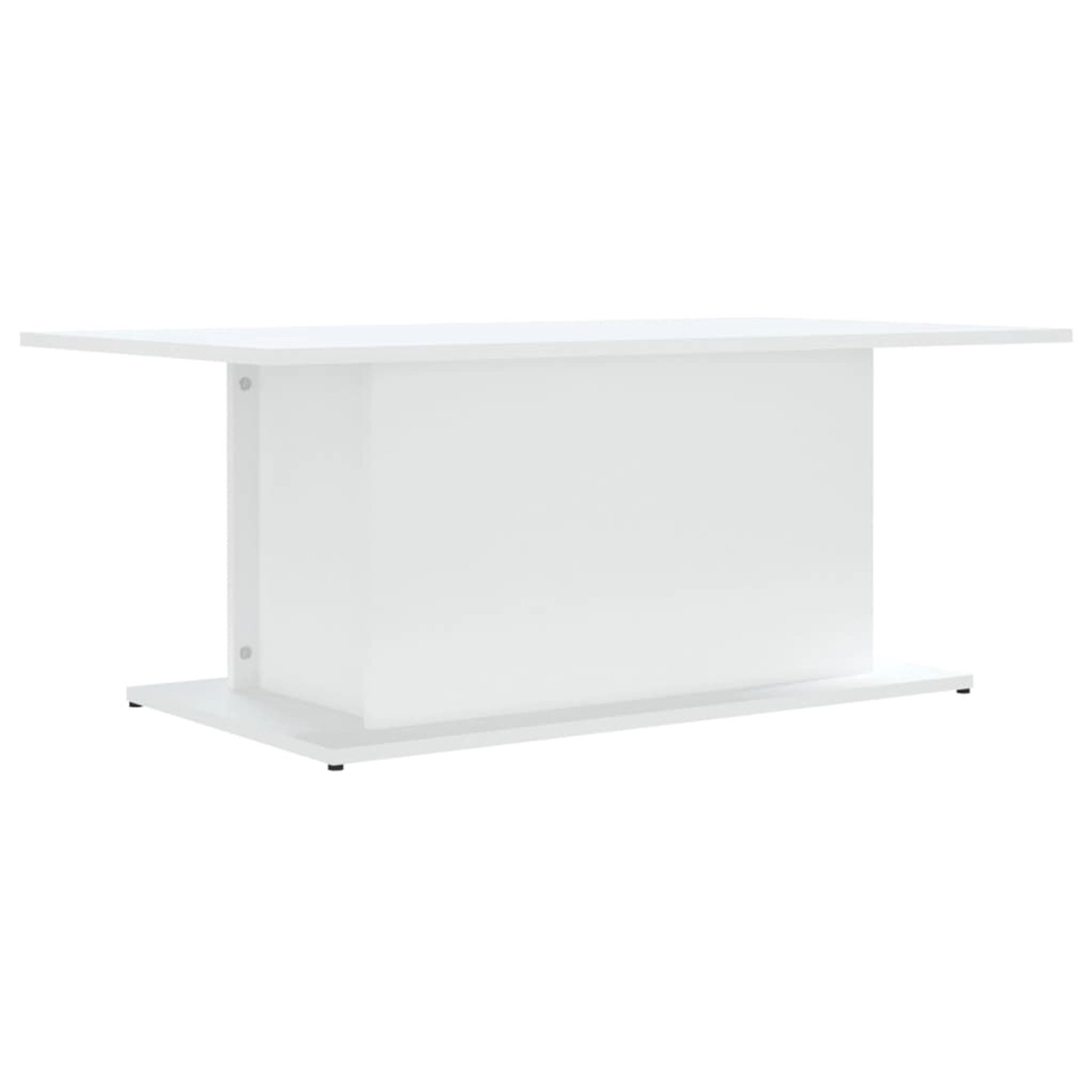 vidaXL Couchtisch Weiß 102x55,5x40 cm Holzwerkstoff 810307 von VIDAXL