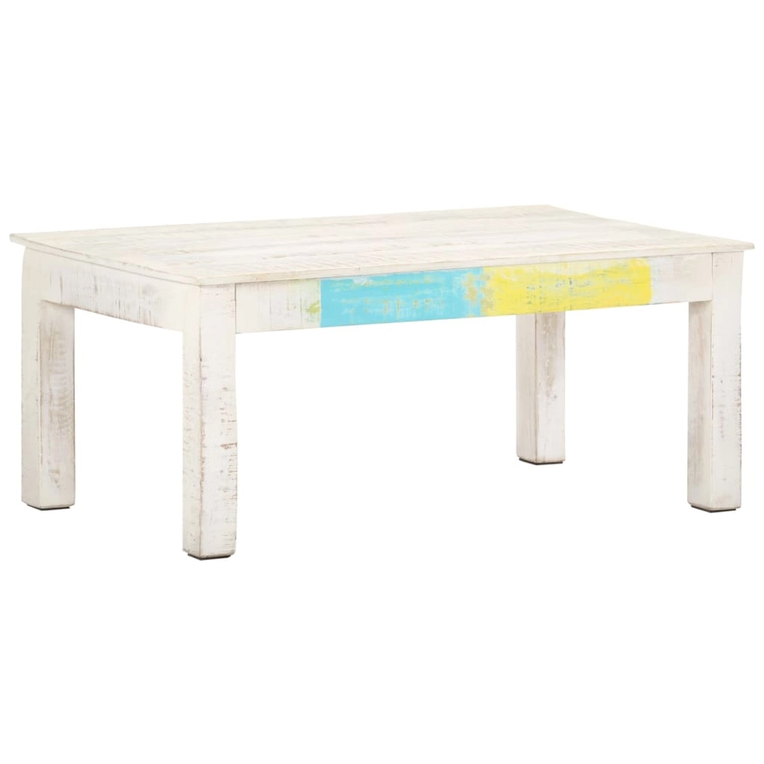 vidaXL Couchtisch Weiß 110x60x45 cm Massivholz Mango 323555 vidaXL Couchtisch Weiß 110x60x45 cm Massivholz Mango 323555 von VIDAXL