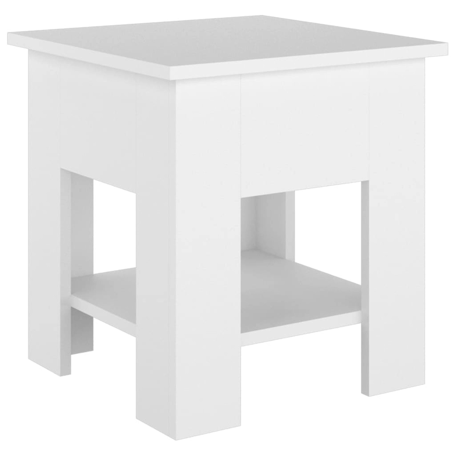 vidaXL Couchtisch Weiß 40x40x42 cm Holzwerkstoff 810271 von VIDAXL