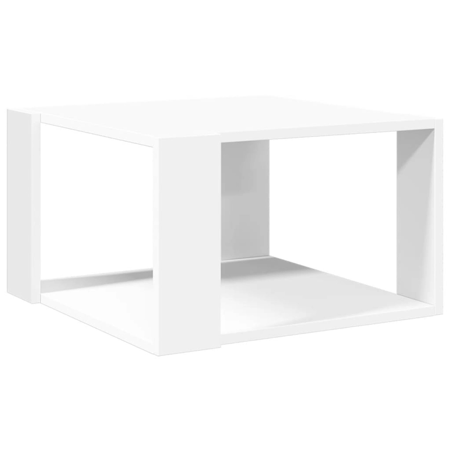vidaXL Couchtisch Weiß 51,5x51,5x30 cm Holzwerkstoff 848136 von VIDAXL