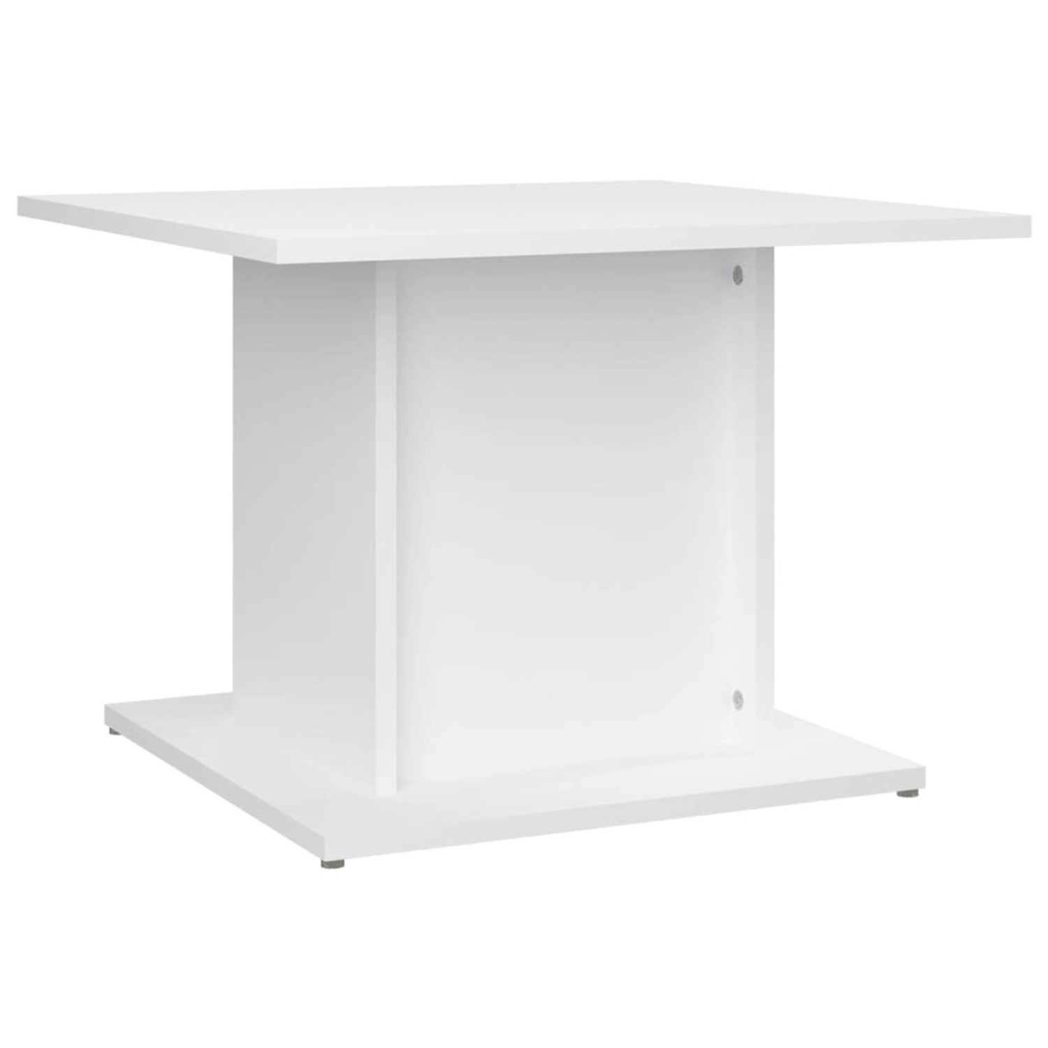 vidaXL Couchtisch Weiß 55,5x55,5x40 cm Holzwerkstoff 810316 von VIDAXL