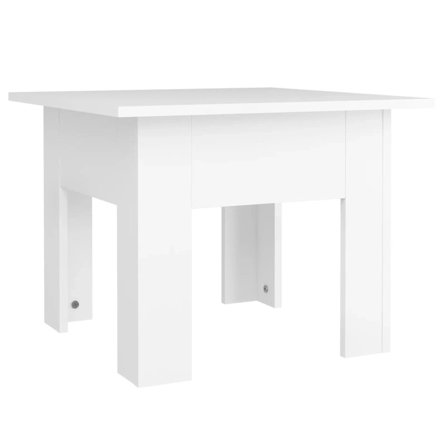 vidaXL Couchtisch Weiß 55x55x42 cm Holzwerkstoff 810235 von VIDAXL