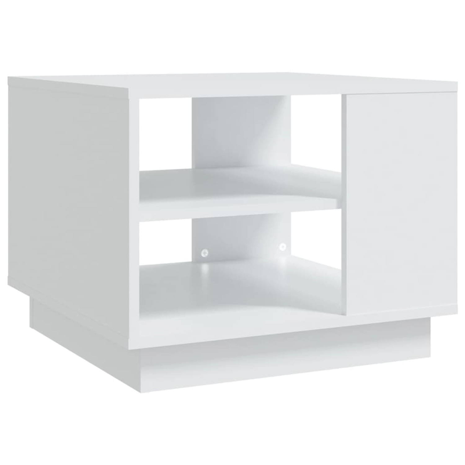 vidaXL Couchtisch Weiß 55x55x43 cm Holzwerkstoff 810289 von VIDAXL