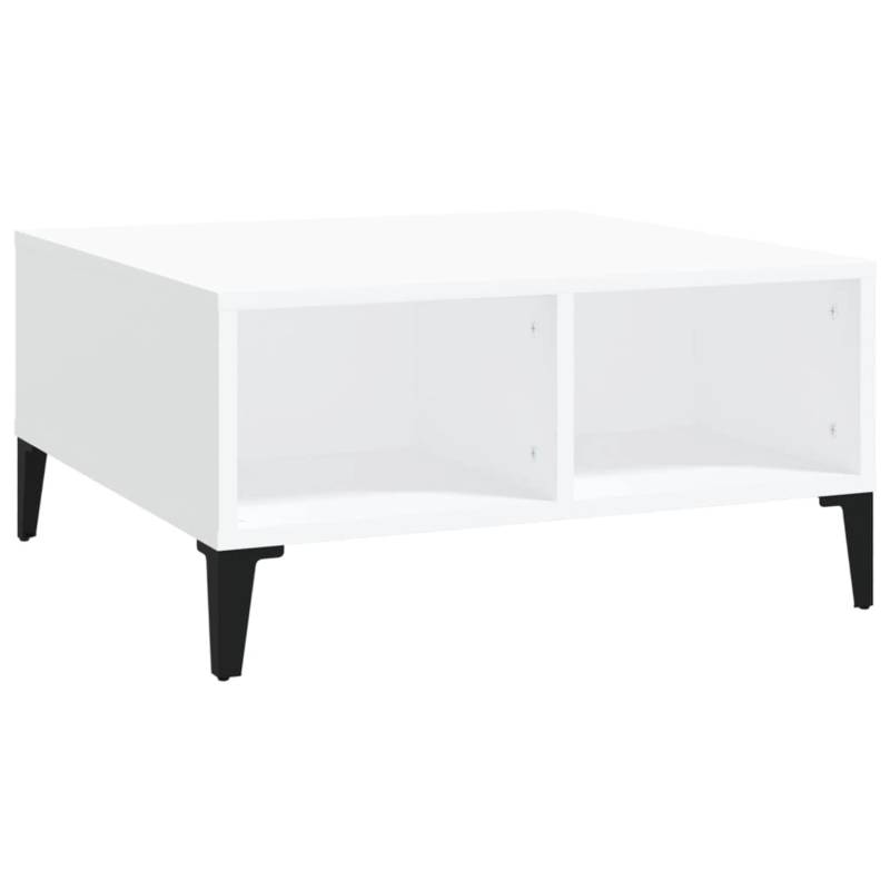 vidaXL Couchtisch Weiß 60x60x30 cm Holzwerkstoff Modell 1 von VIDAXL
