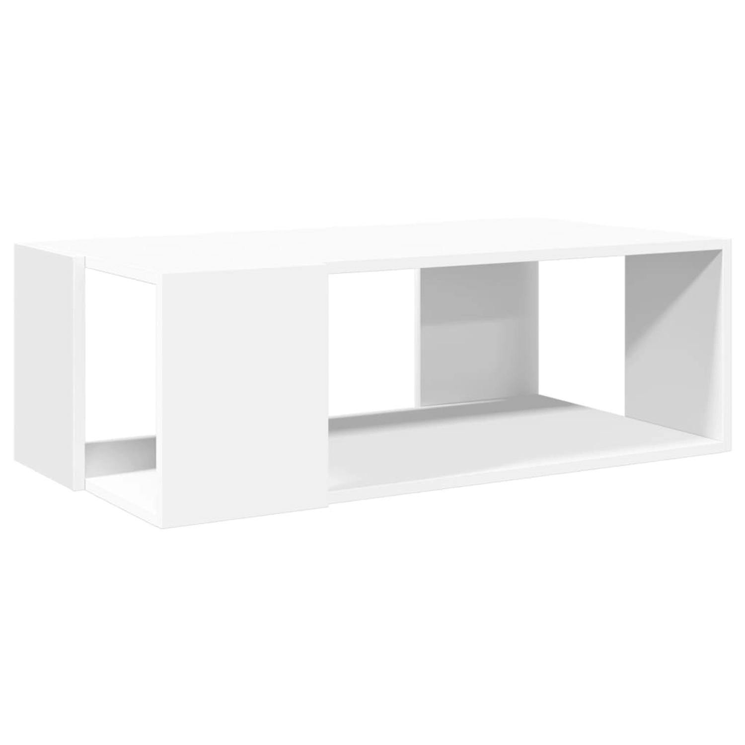 vidaXL Couchtisch Weiß 89,5x48x30 cm Holzwerkstoff 848150 von VIDAXL