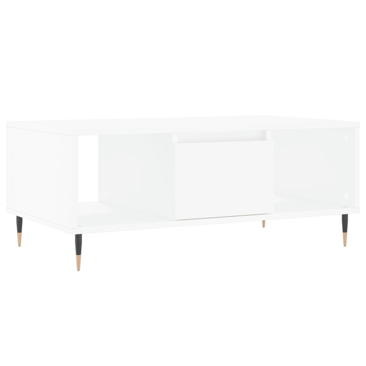 vidaXL Couchtisch Weiß 90x50x36,5 cm Holzwerkstoff 830580 von VIDAXL