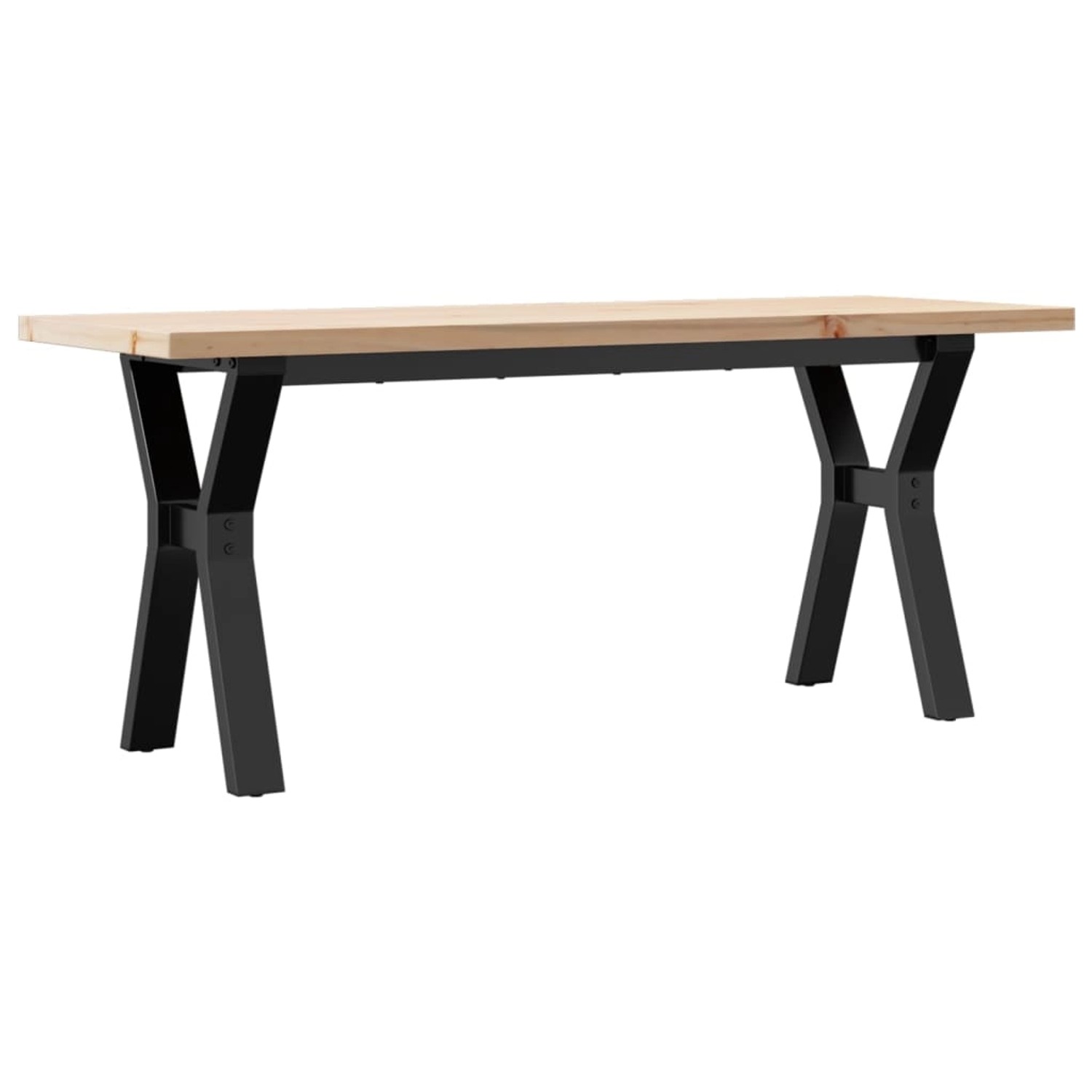 vidaXL Couchtisch Y-Gestell 110x40x45,5 cm Massivholz Kiefer Gusseisen vidaXL Couchtisch Y-Gestell 110x40x45,5 cm Massivholz Kiefer Gusseisen von VIDAXL