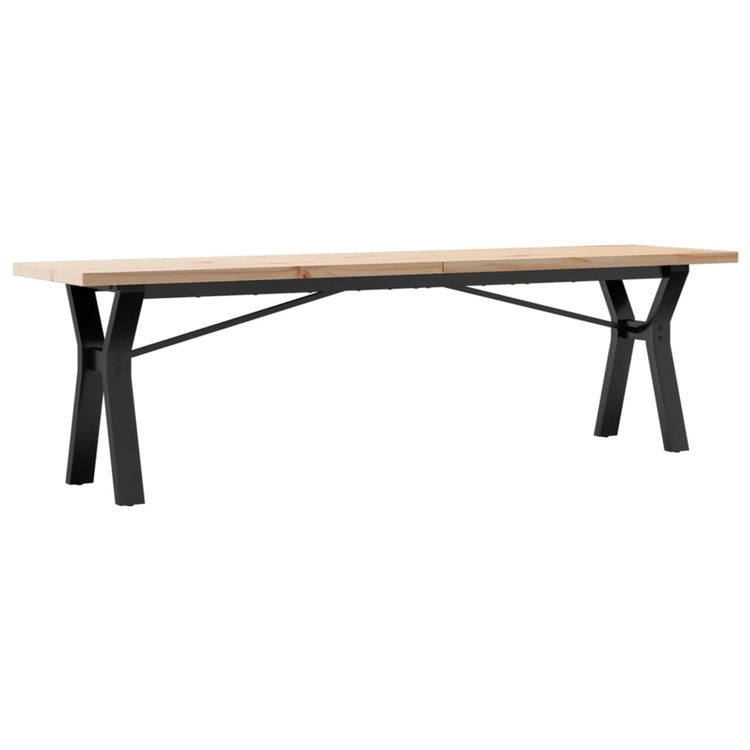vidaXL Couchtisch Y-Gestell 160x40x45,5 cm Massivholz Kiefer Gusseisen vidaXL Couchtisch Y-Gestell 160x40x45,5 cm Massivholz Kiefer Gusseisen von VIDAXL
