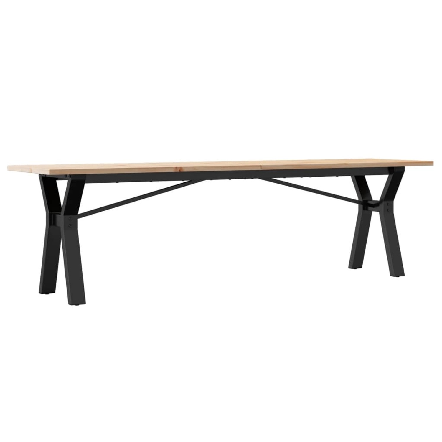 vidaXL Couchtisch Y-Gestell 160x40x45 cm Massivholz Kiefer & Gusseisen vidaXL Couchtisch Y-Gestell 160x40x45 cm Massivholz Kiefer & Gusseisen von VIDAXL