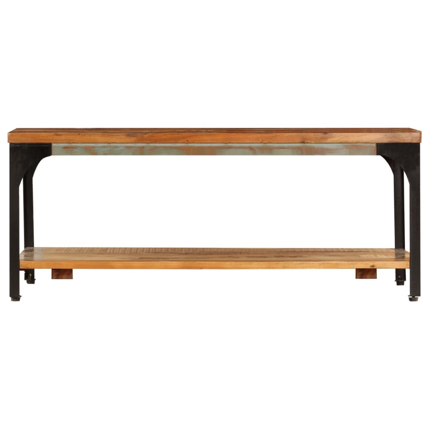 vidaXL Couchtisch mit Ablage 100x60x35 cm Altholz Massiv vidaXL Couchtisch mit Ablage 100x60x35 cm Altholz Massiv von VIDAXL